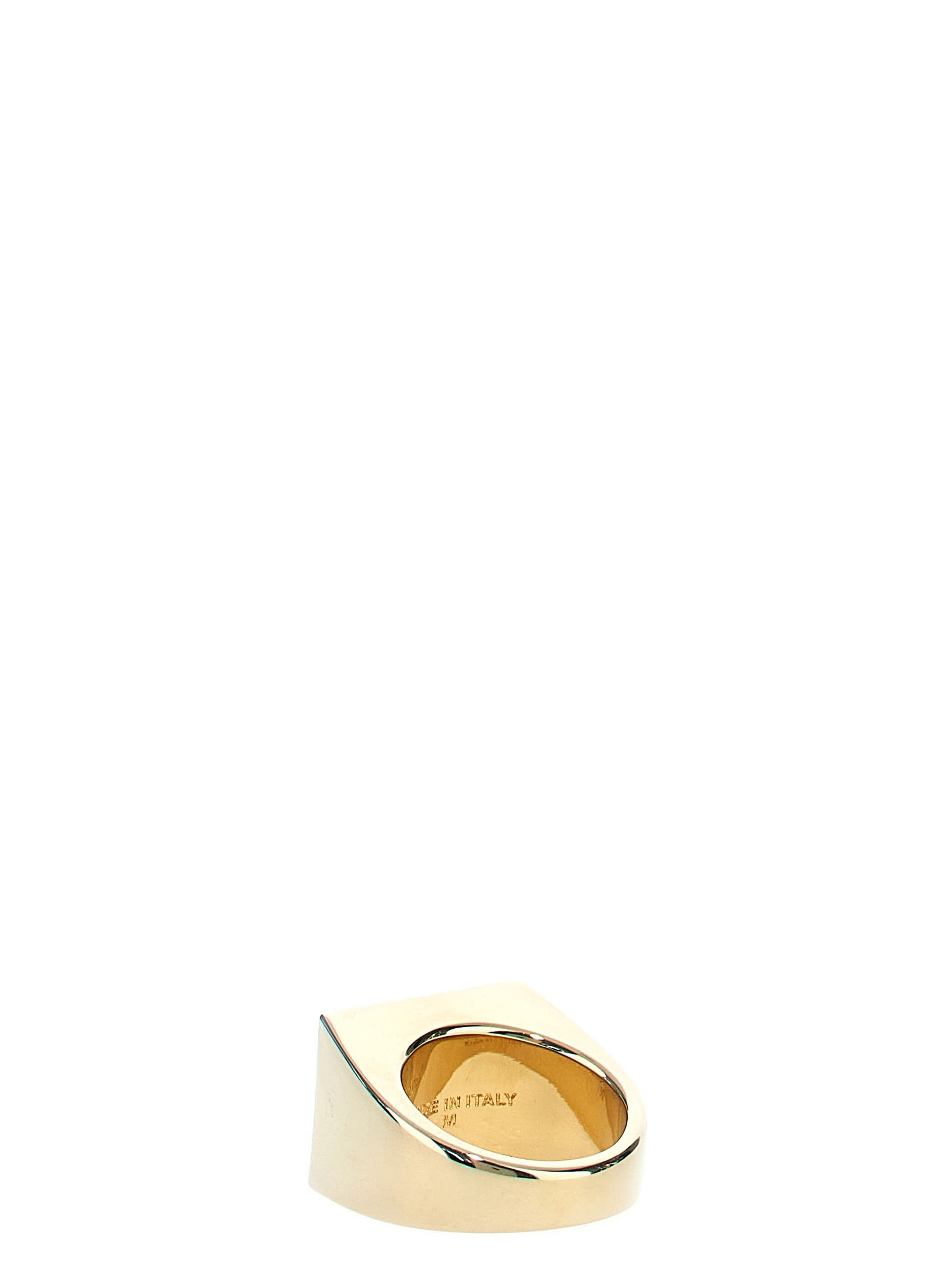 Shop Dries Van Noten Stone Ring In Gold