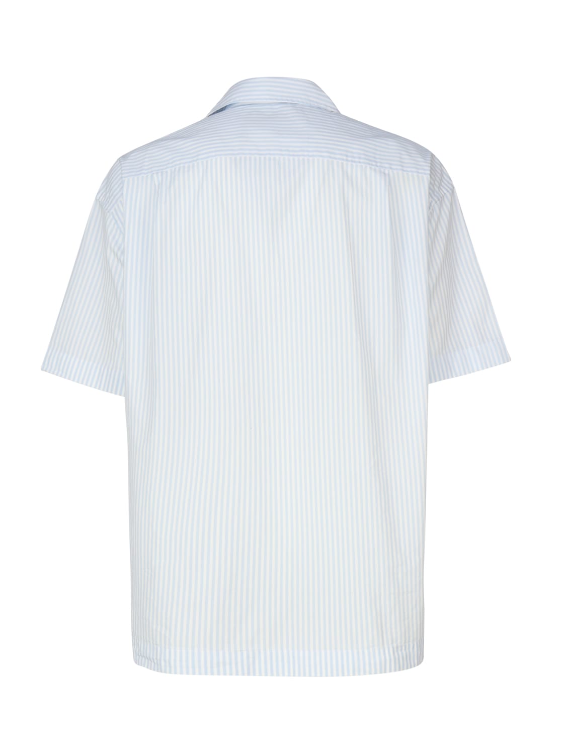 Shop Jw Anderson Shirt With Print In Light Blue