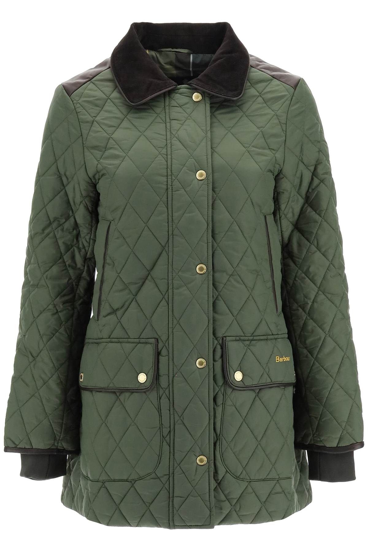 Barbour kilmarie Quilted Jacket With Leather Inserts