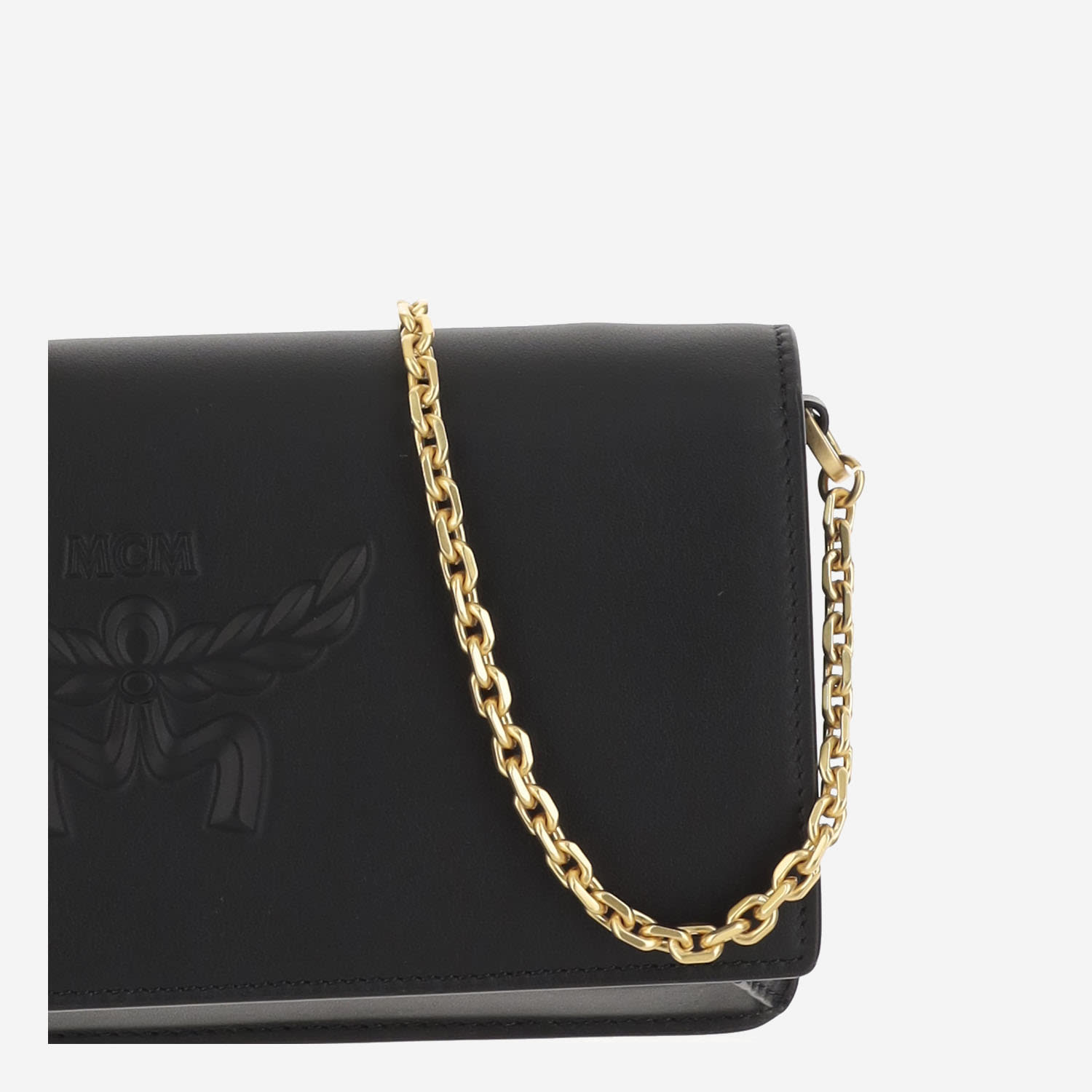 Shop Mcm Himmel Mini Shoulder Bag In Black