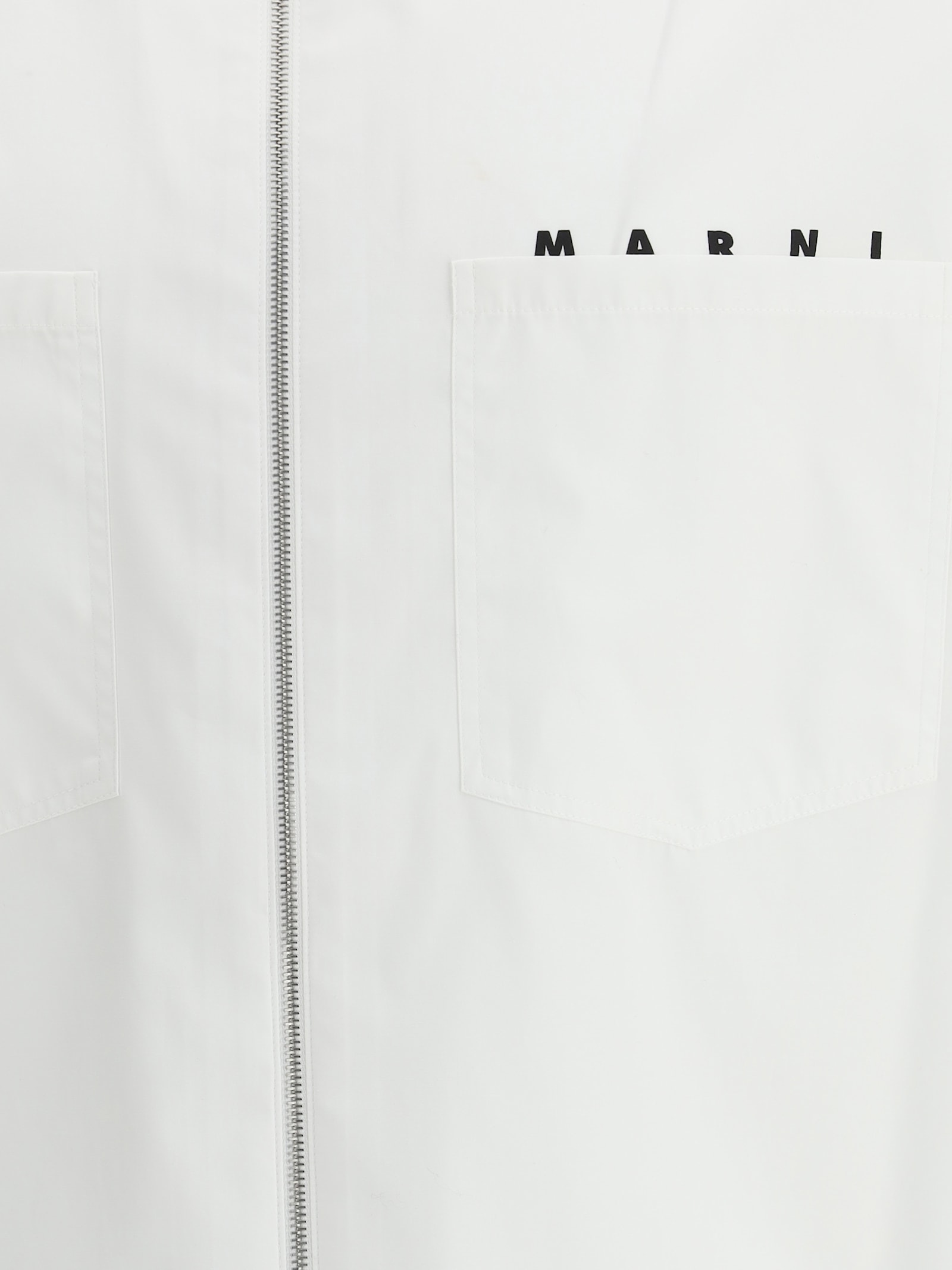 Marni Zip Shirt In White