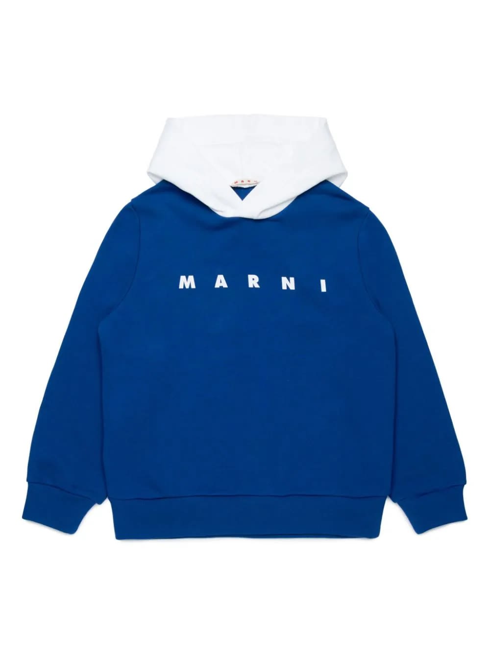 Shop Marni Sweatshirt With Logo In Blue