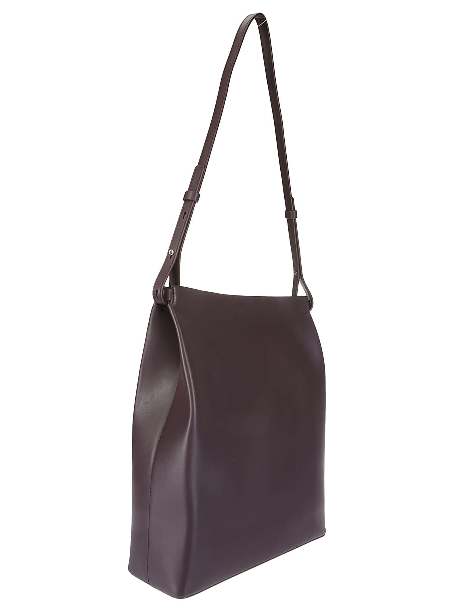 Demi Lune leather bucket bag – Lady Selection Inc