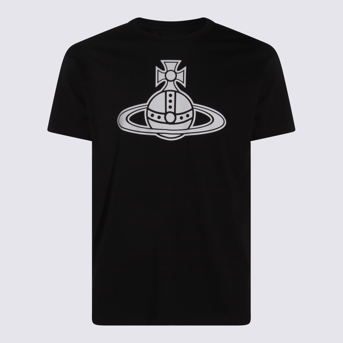 Vivienne Westwood Orb-print Cotton T-shirt In Black