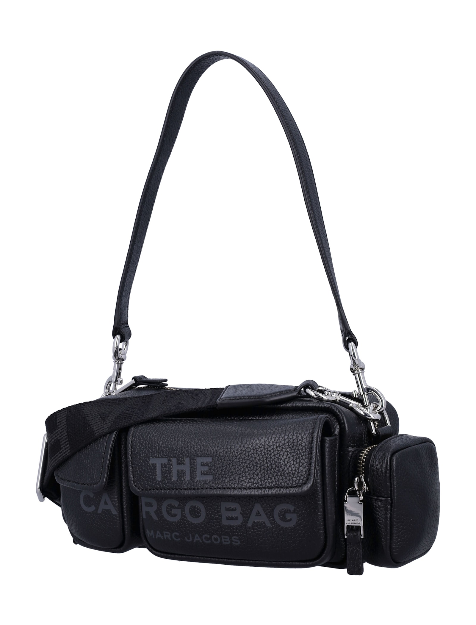 Marc Jacobs The Cargo Bag Leather Shoulder Bag In Black