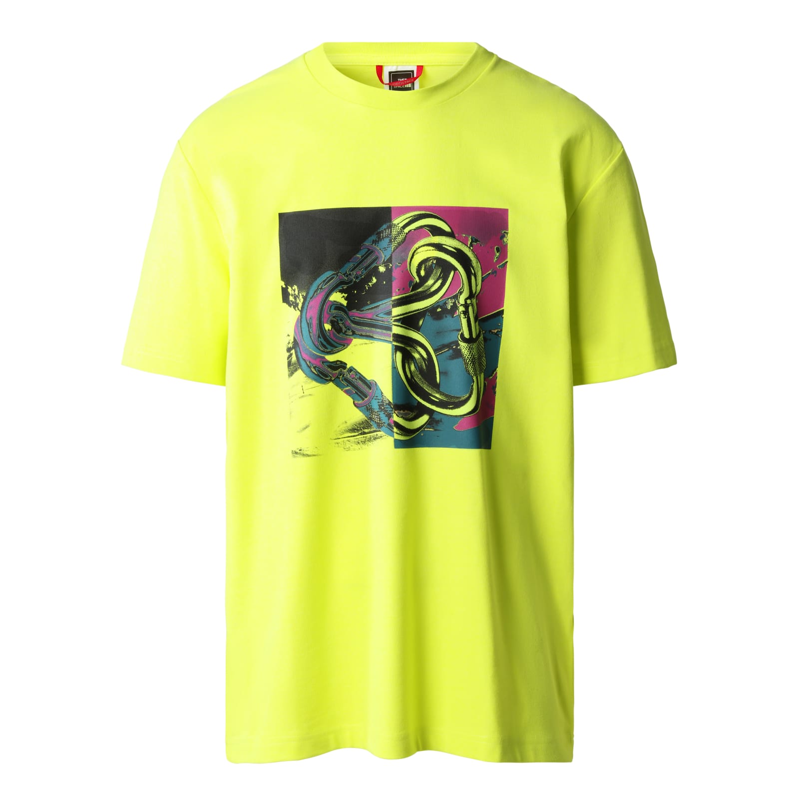 Shop The North Face M Graphic T Shirt In Led Yellow