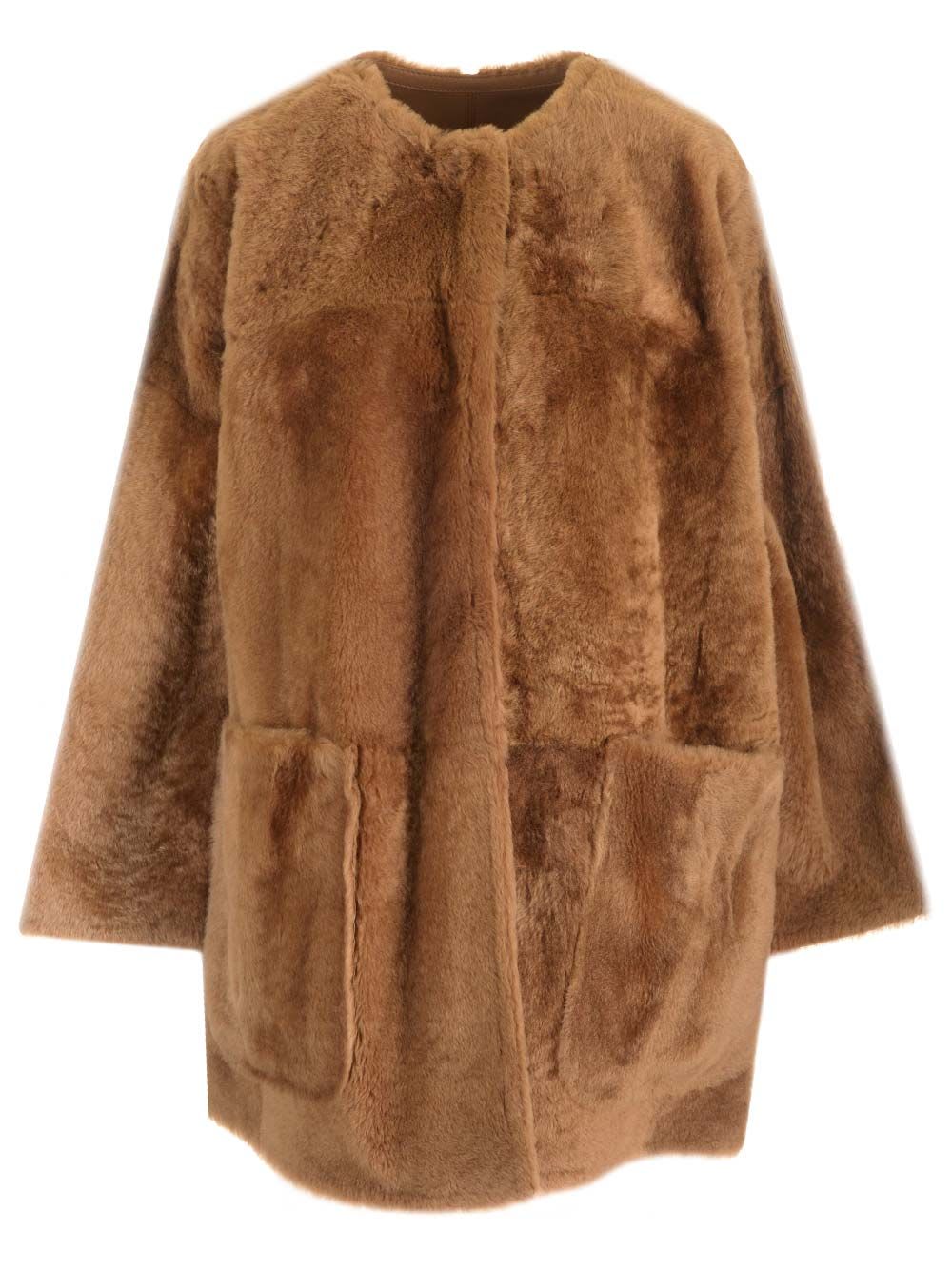Max Mara Shearling Reversible Coat