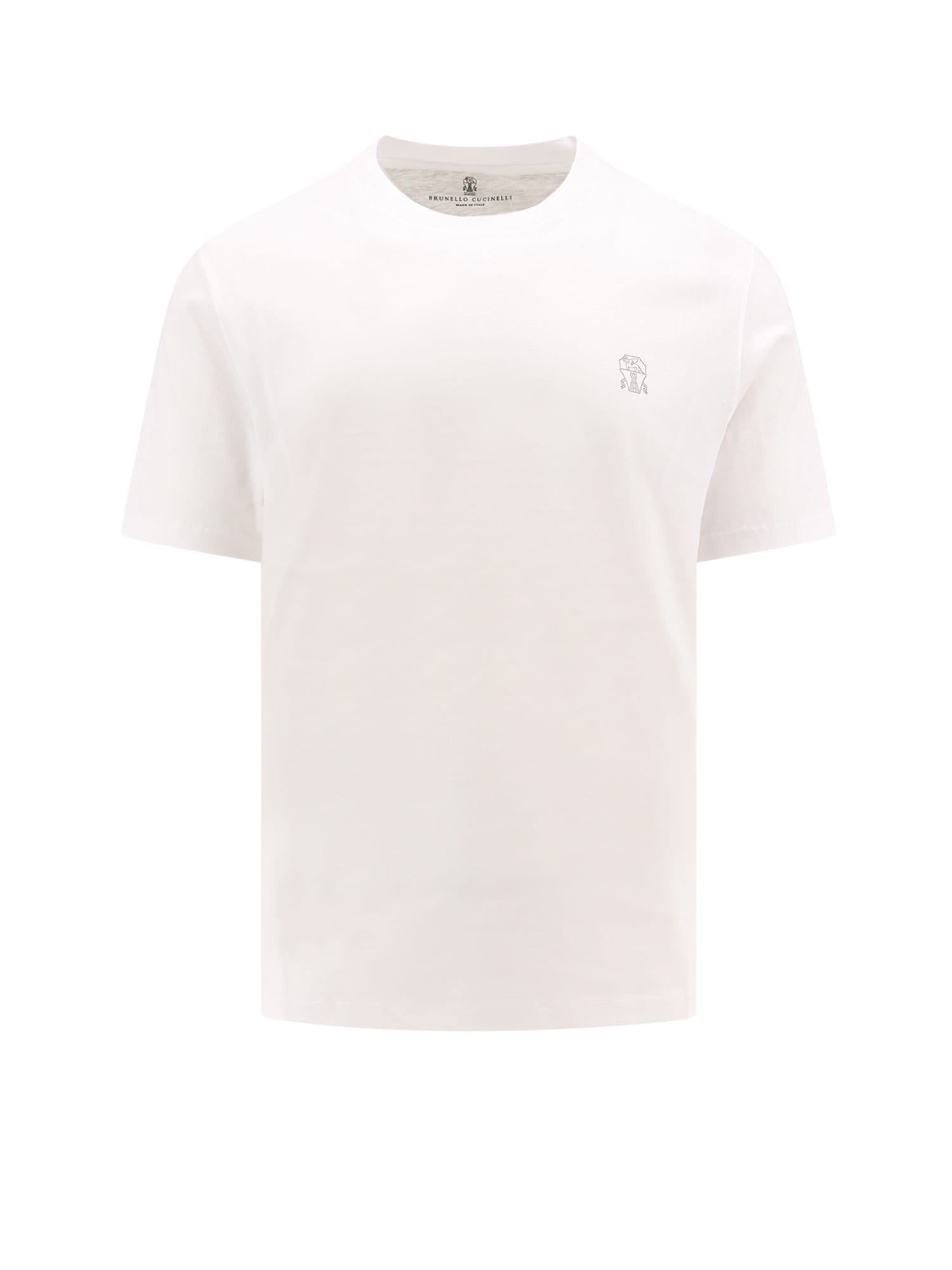 Shop Brunello Cucinelli T-shirt In White