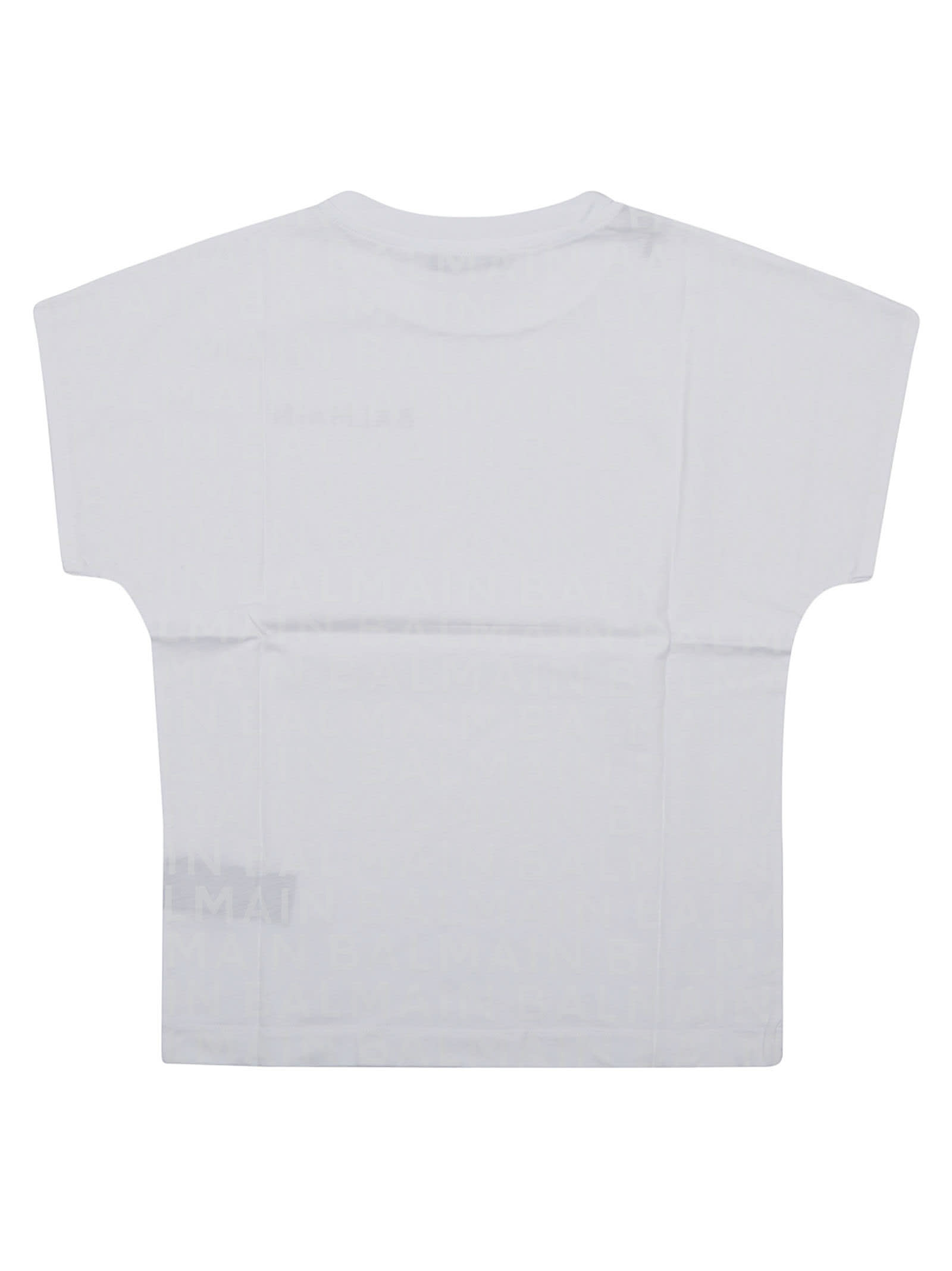 Shop Balmain T-shirt/top In Bc White White