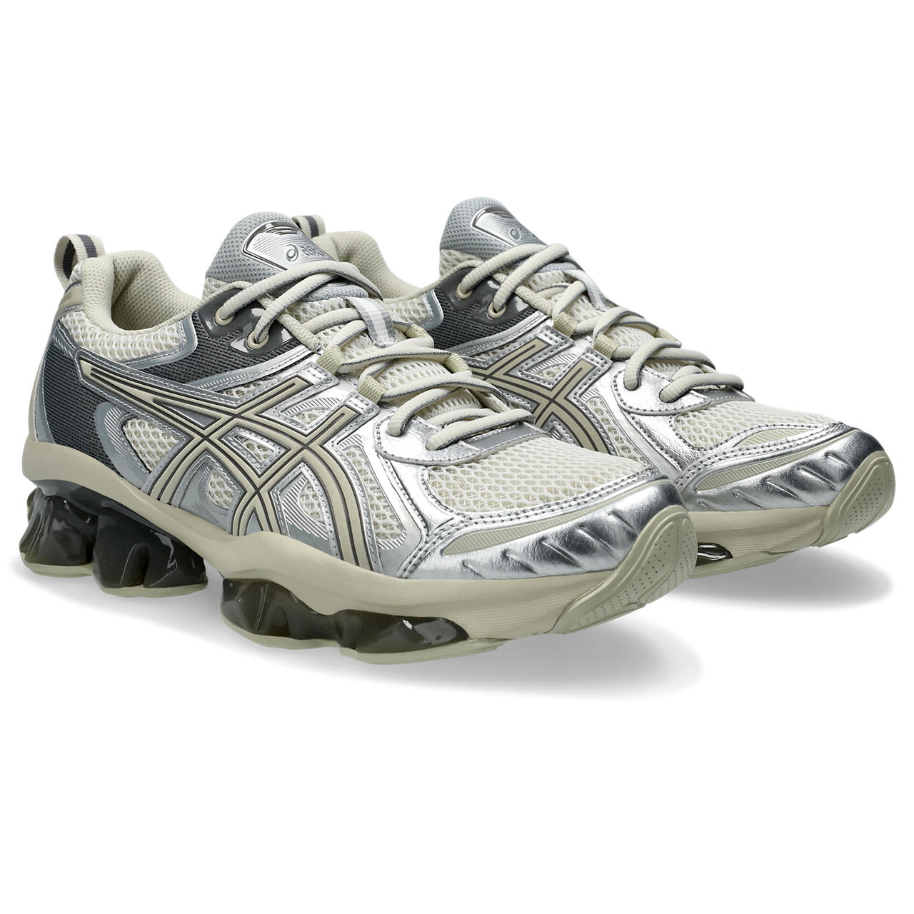 Shop Asics Gel-quantum Kinetic In White Light Dust