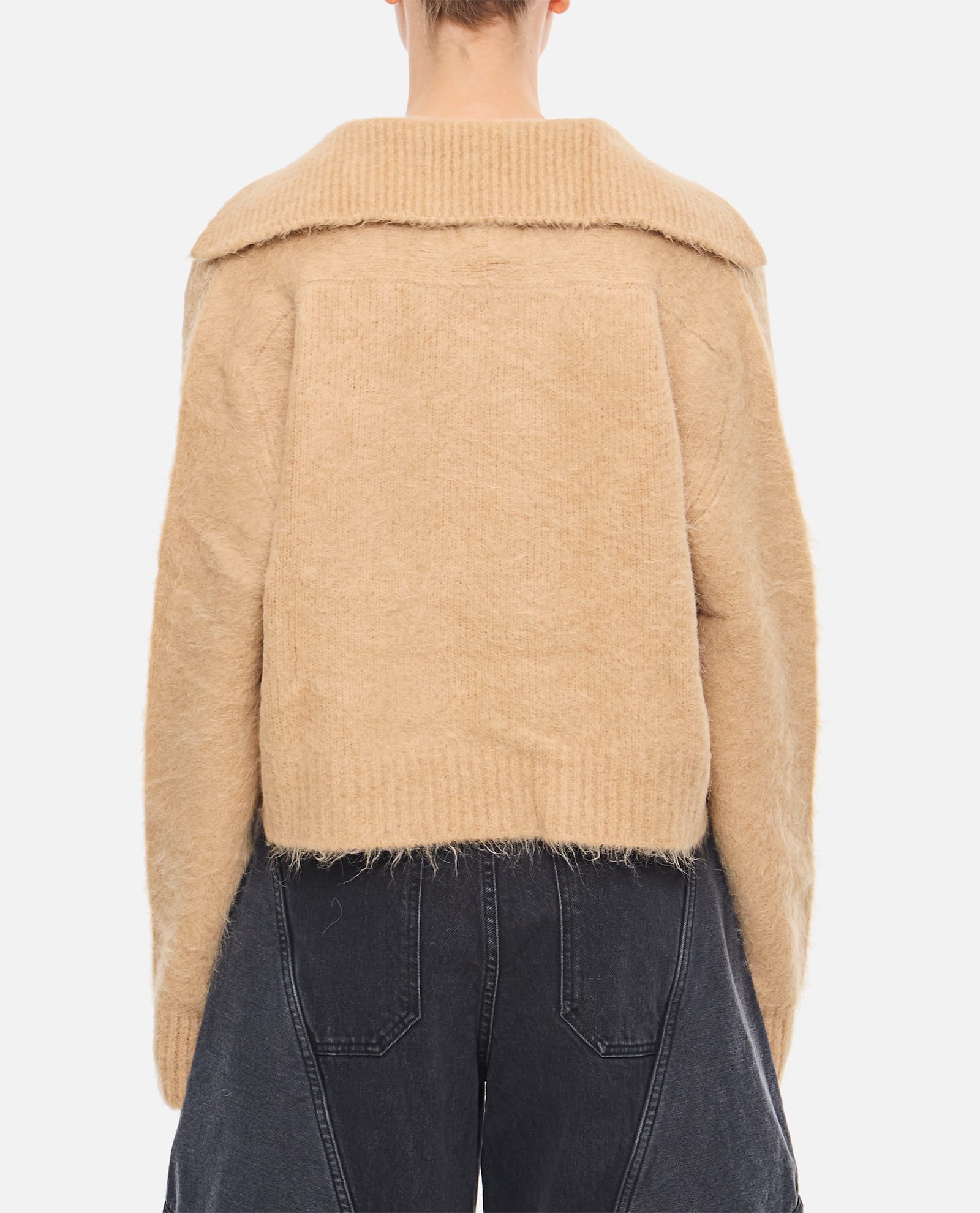 Shop Loulou Studio Ambrose Alpaca Wool Sweater In Beige