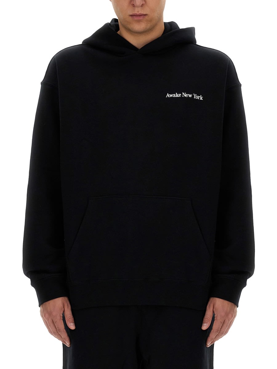 Shop Awake Ny Serif Sweatshirt In Black