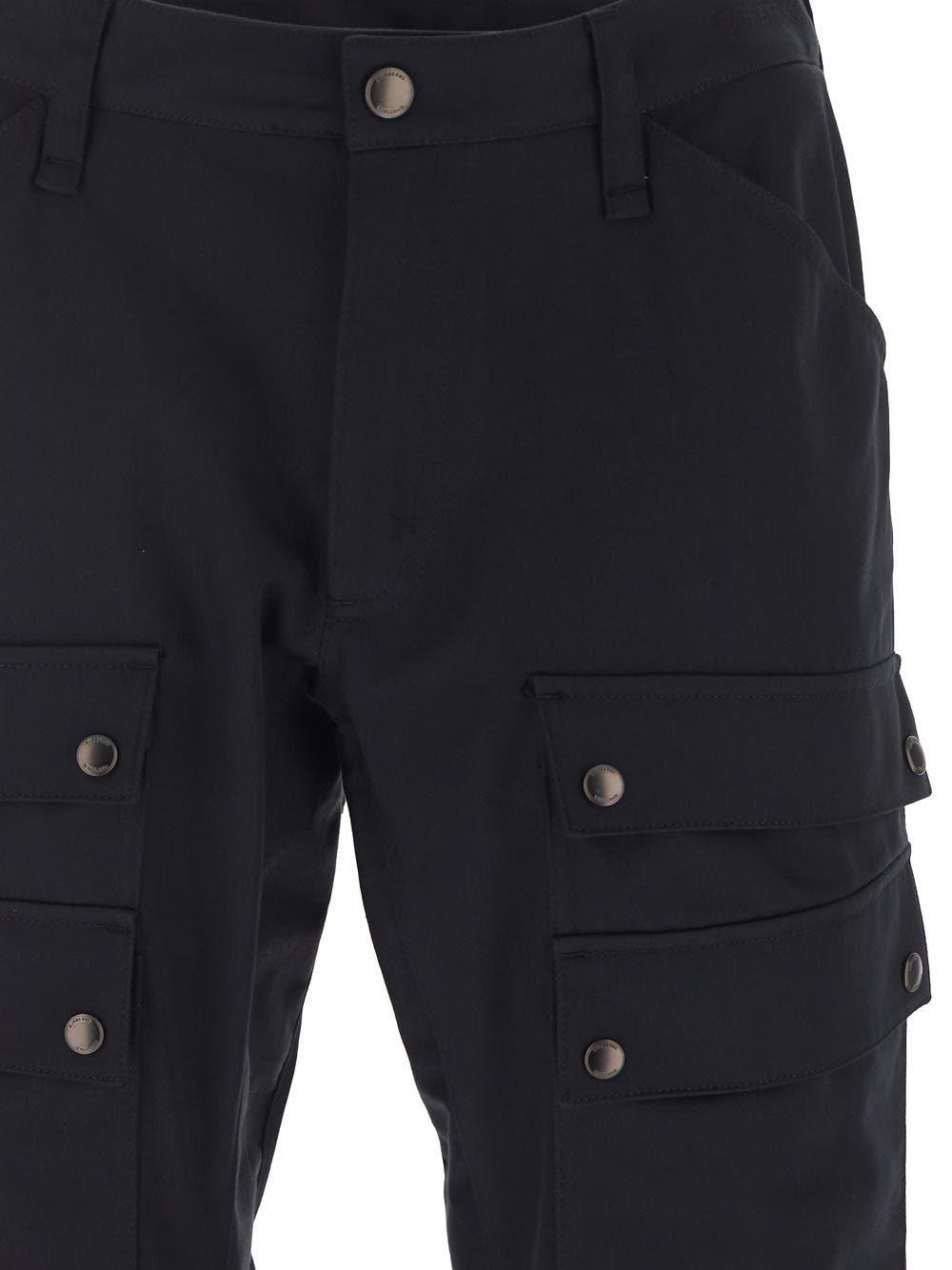 Shop Burberry Carmelo Trousers In Black