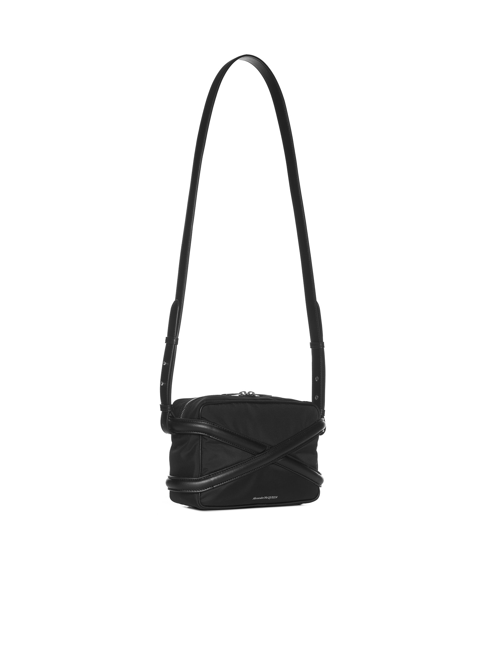 Alexander Mcqueen Alexander Mc Queen Harness Nylon Camera Bag In Black
