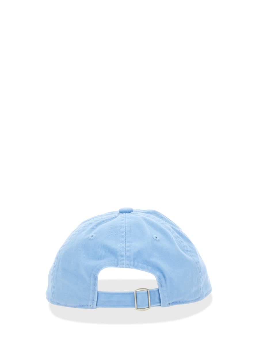 Shop Drôle De Monsieur Baseball Hat With Logo In Azure