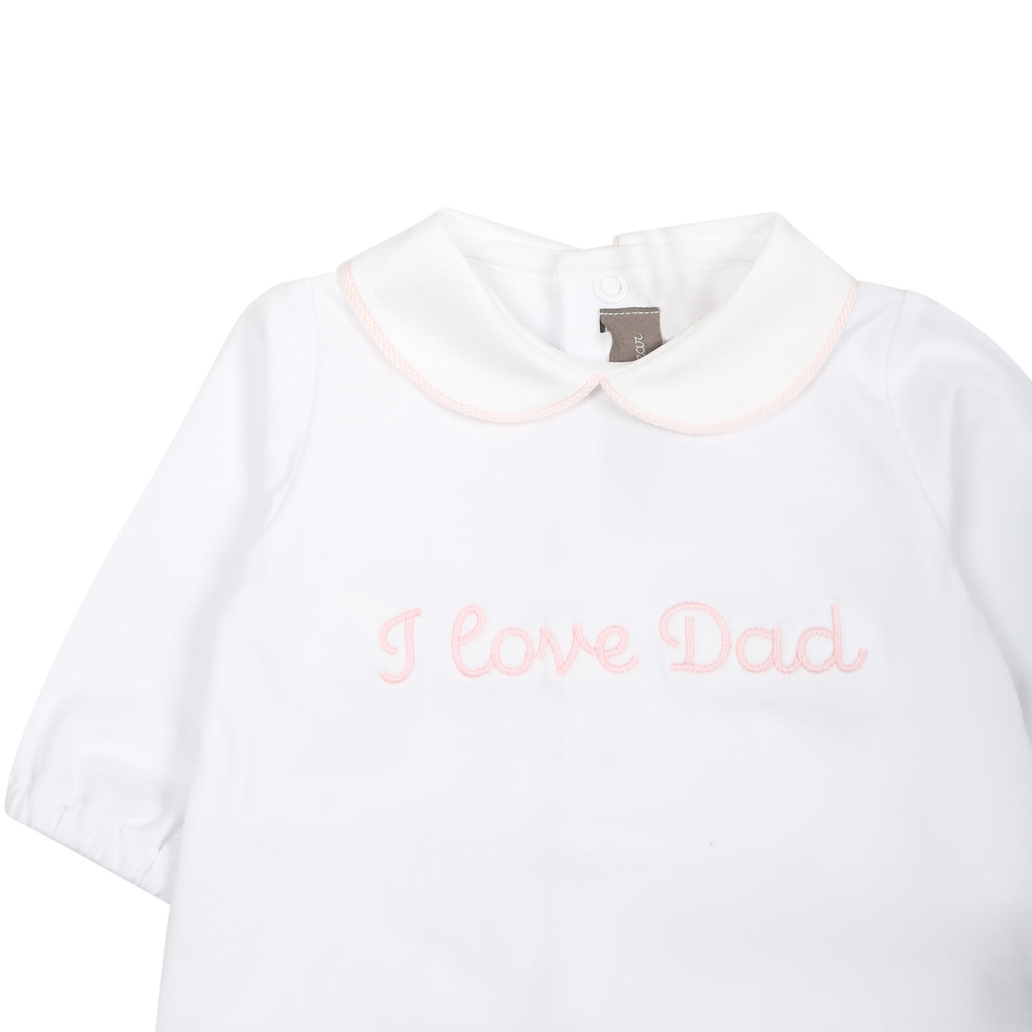 Shop Little Bear White Babygrown For Baby Girl With Writing
