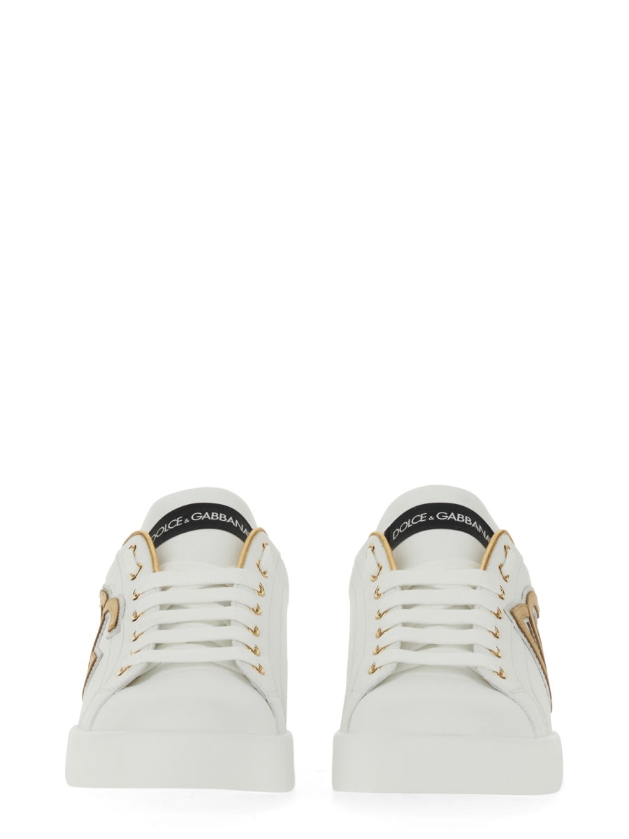 Shop Dolce & Gabbana Portofino Sneaker In White