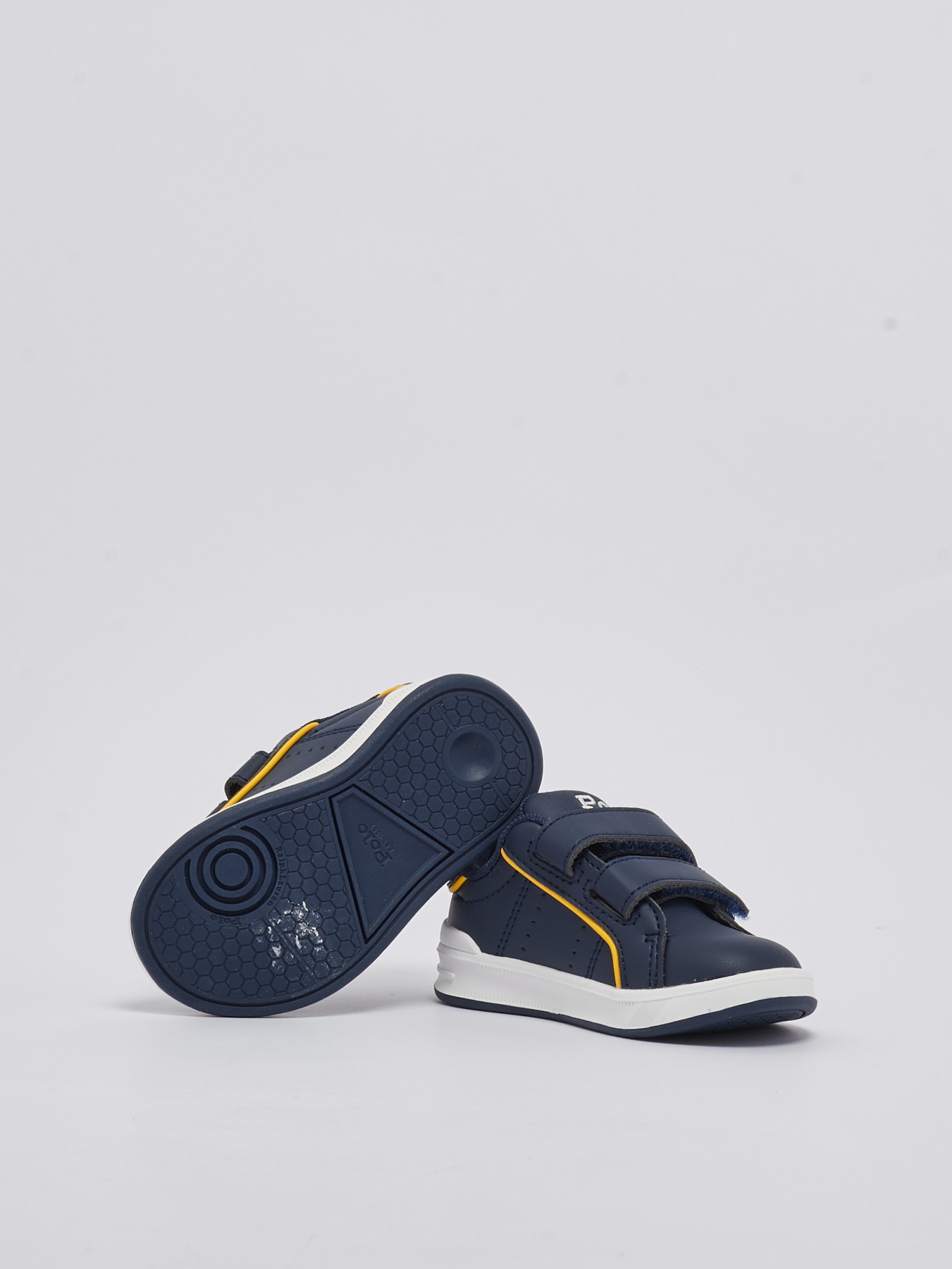 Shop Polo Ralph Lauren Heritage Sneakers Sneaker In Blu