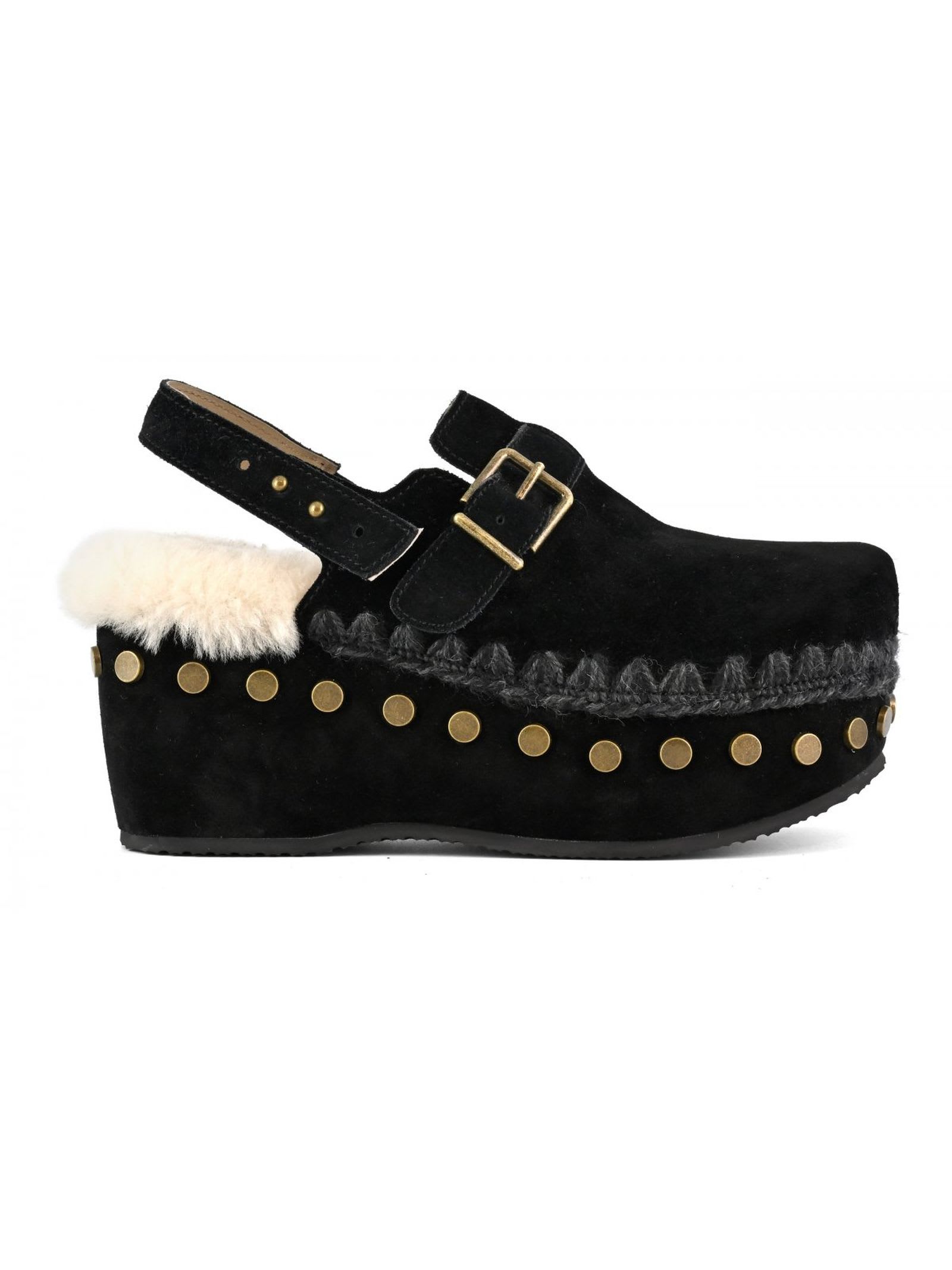 Shop Mou Black Clog Back Strap