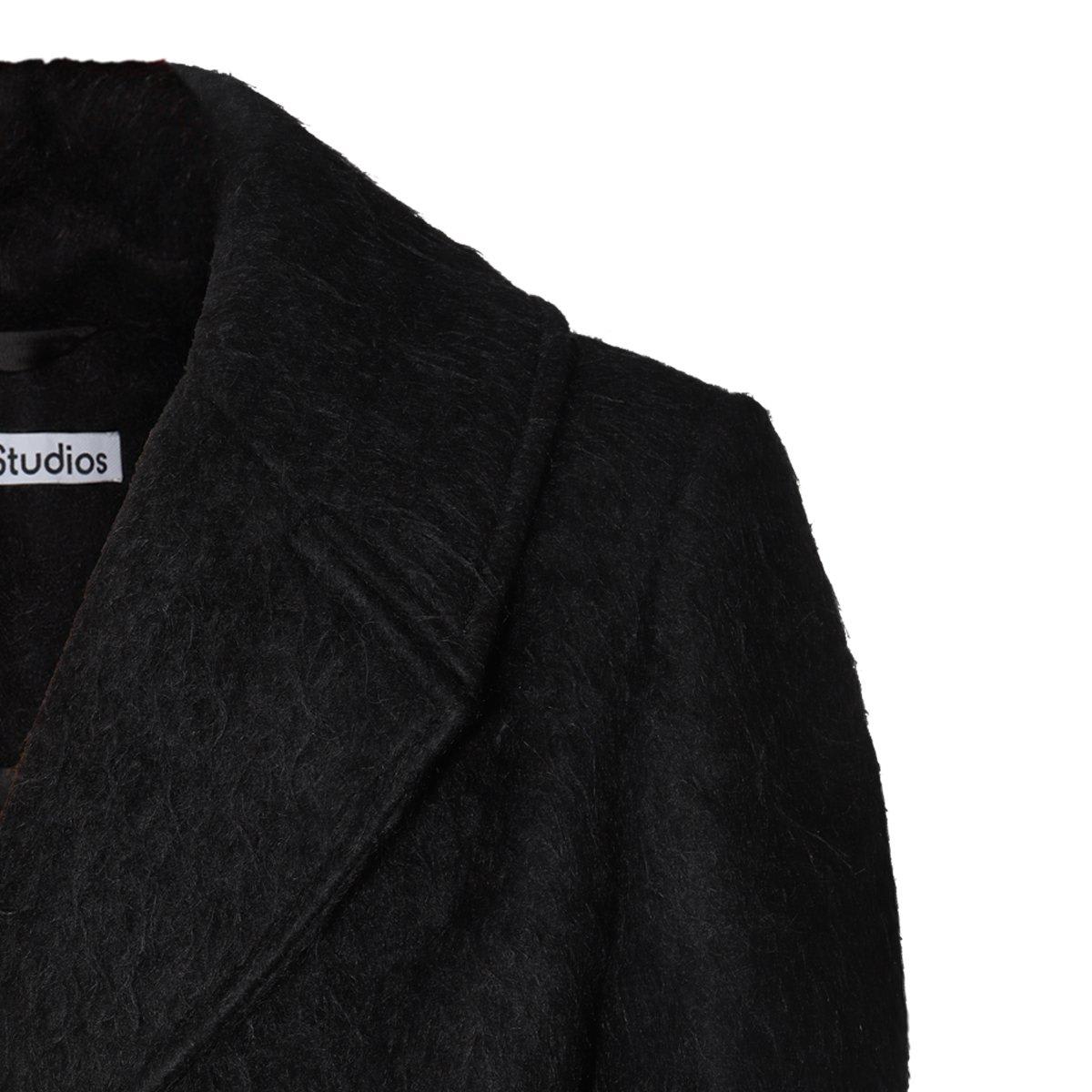 Shop Acne Studios Straight Hem Jacket In Black