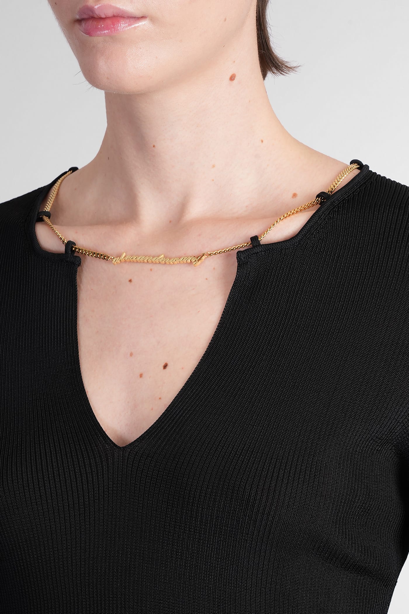 Shop Alexander Wang Knitwear In Black Viscose