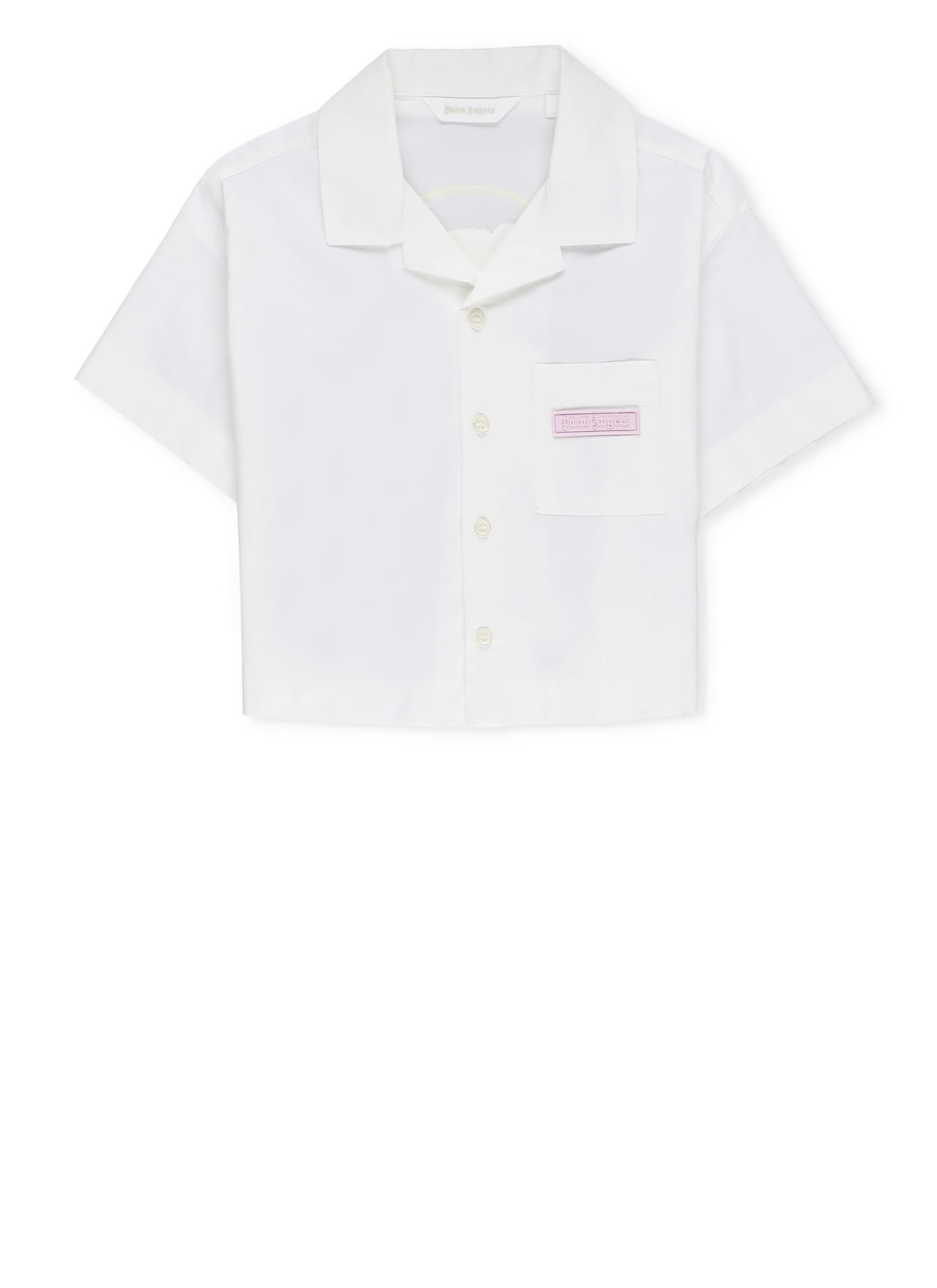 Shop Palm Angels Bear Angel Shirt In White