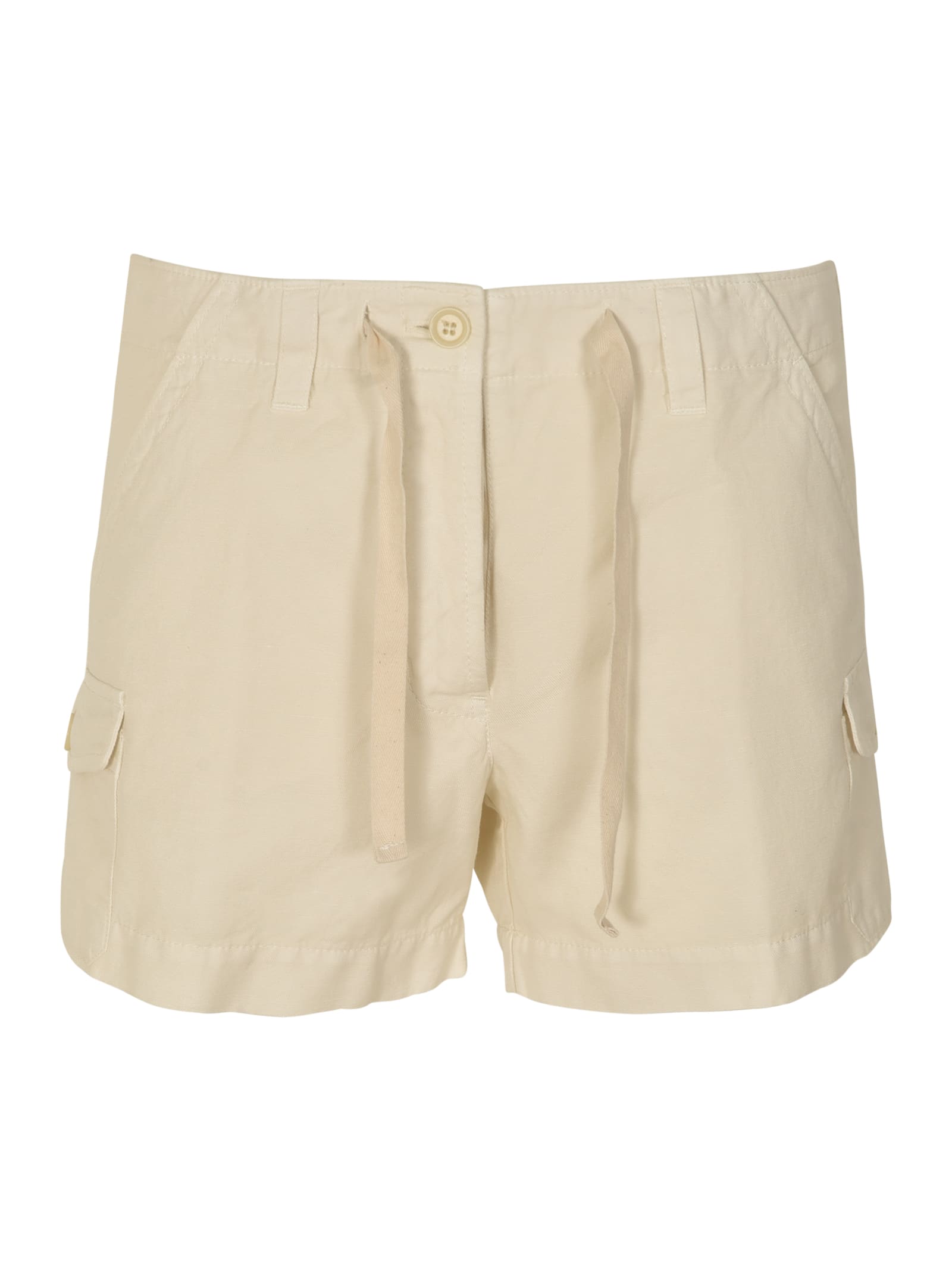 Drawstring Waist Side Pockets Shorts