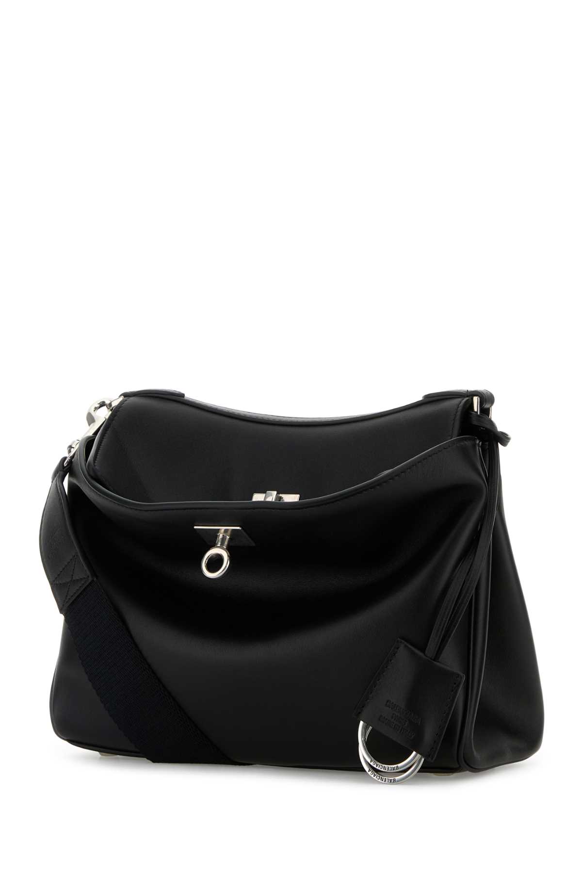 Balenciaga Black Calf Skin Bag In Black