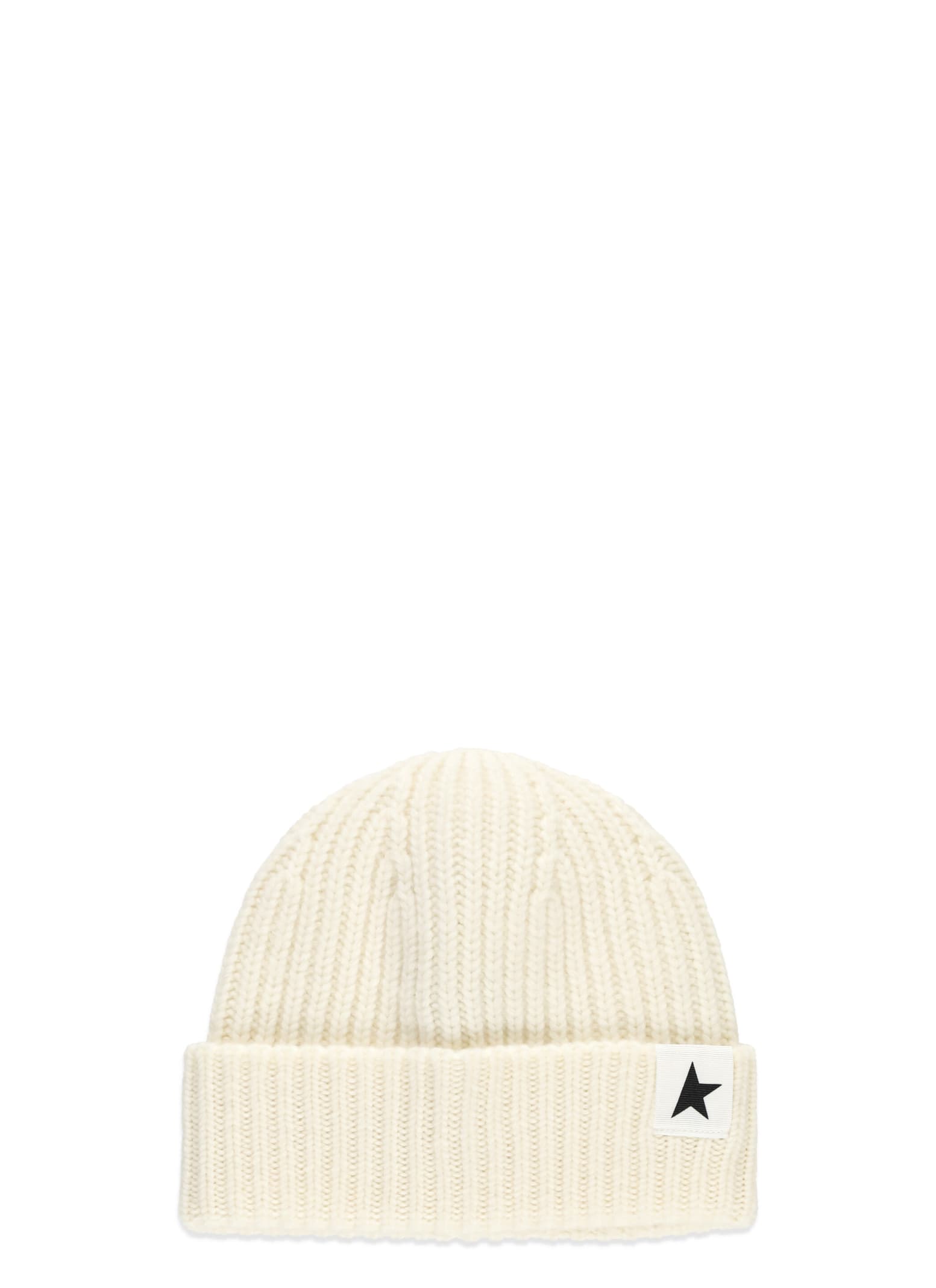 Golden Goose Damian Beanie In White