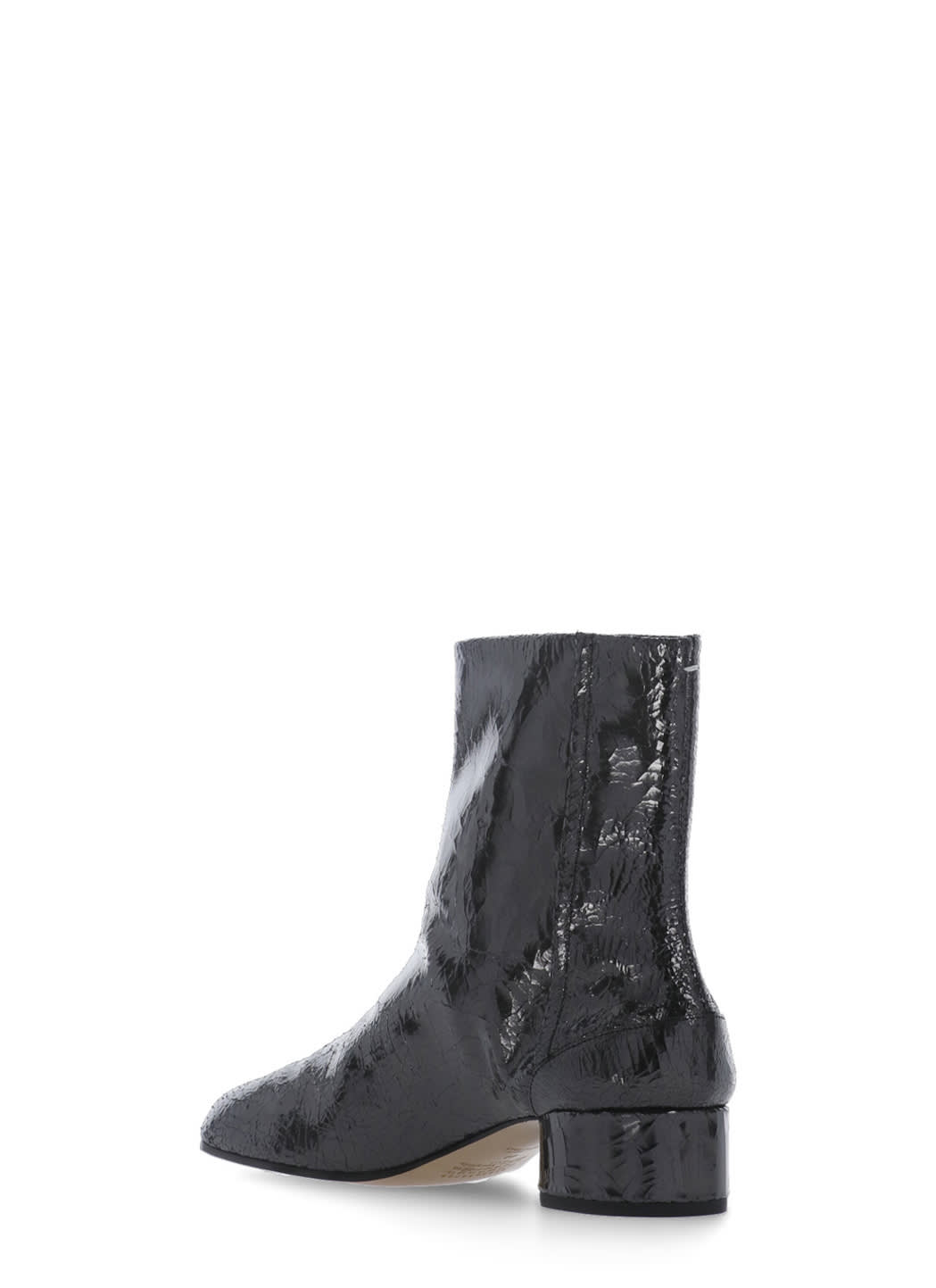 Shop Maison Margiela Tabi Boots In Black