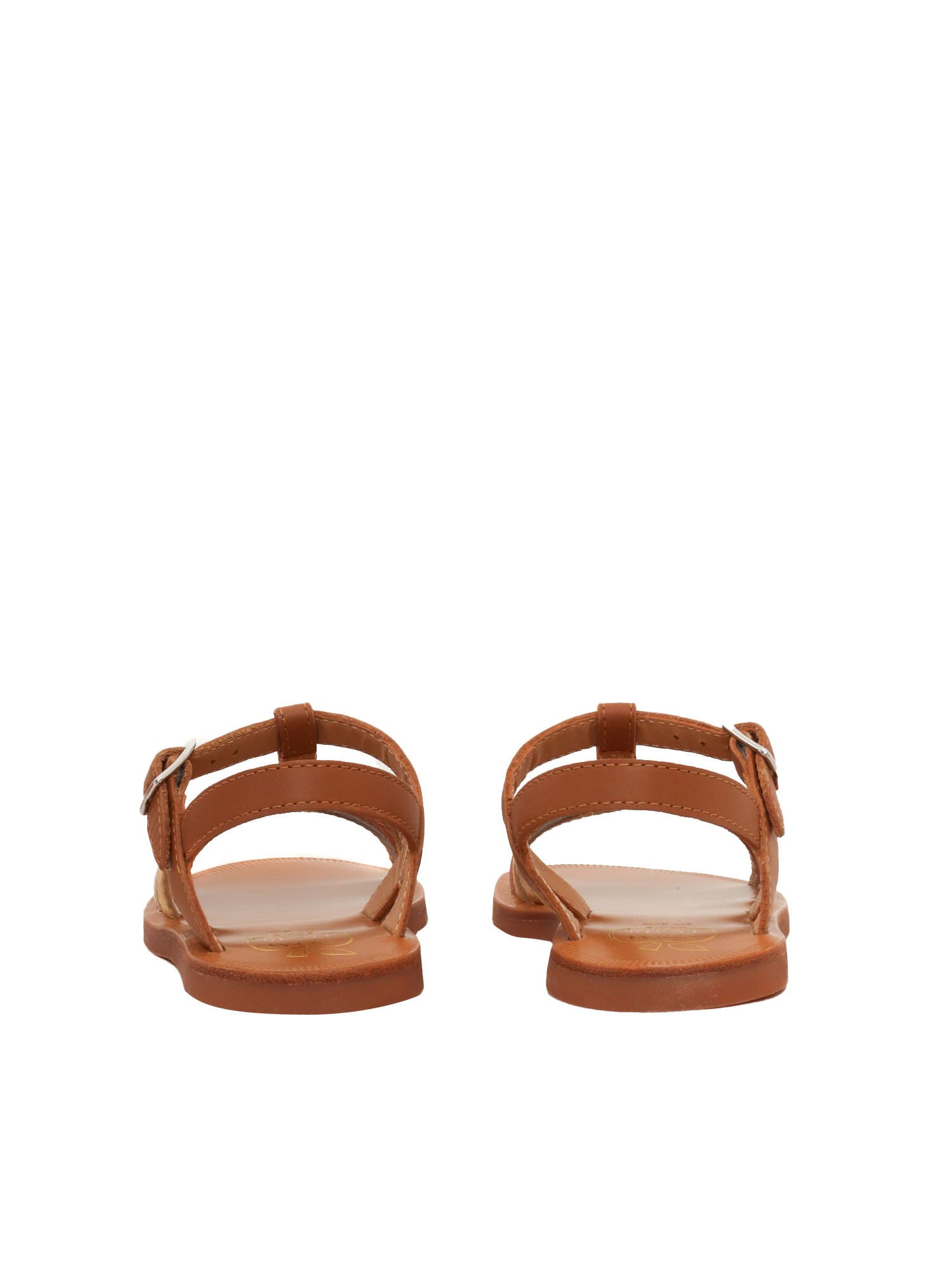 Pom D'api Plagette New Salome Shoes In Camel