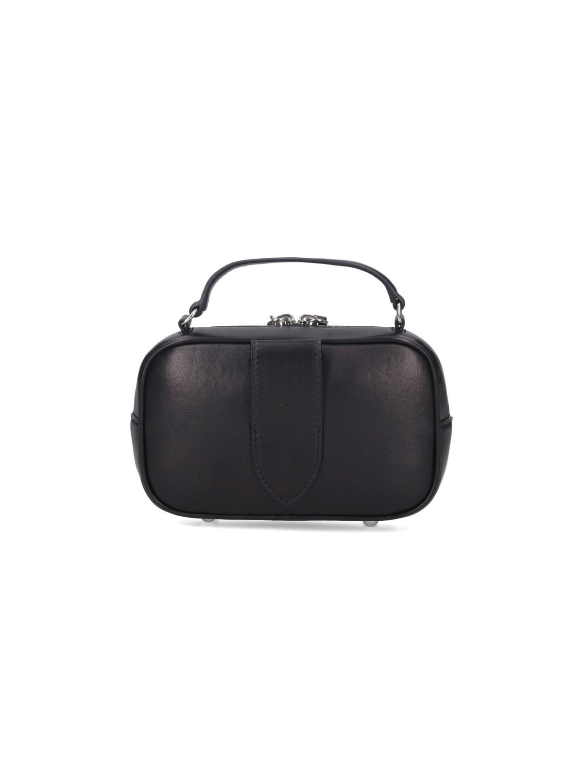 Shop Maison Margiela Mini Bag Glam Slam In Black/white