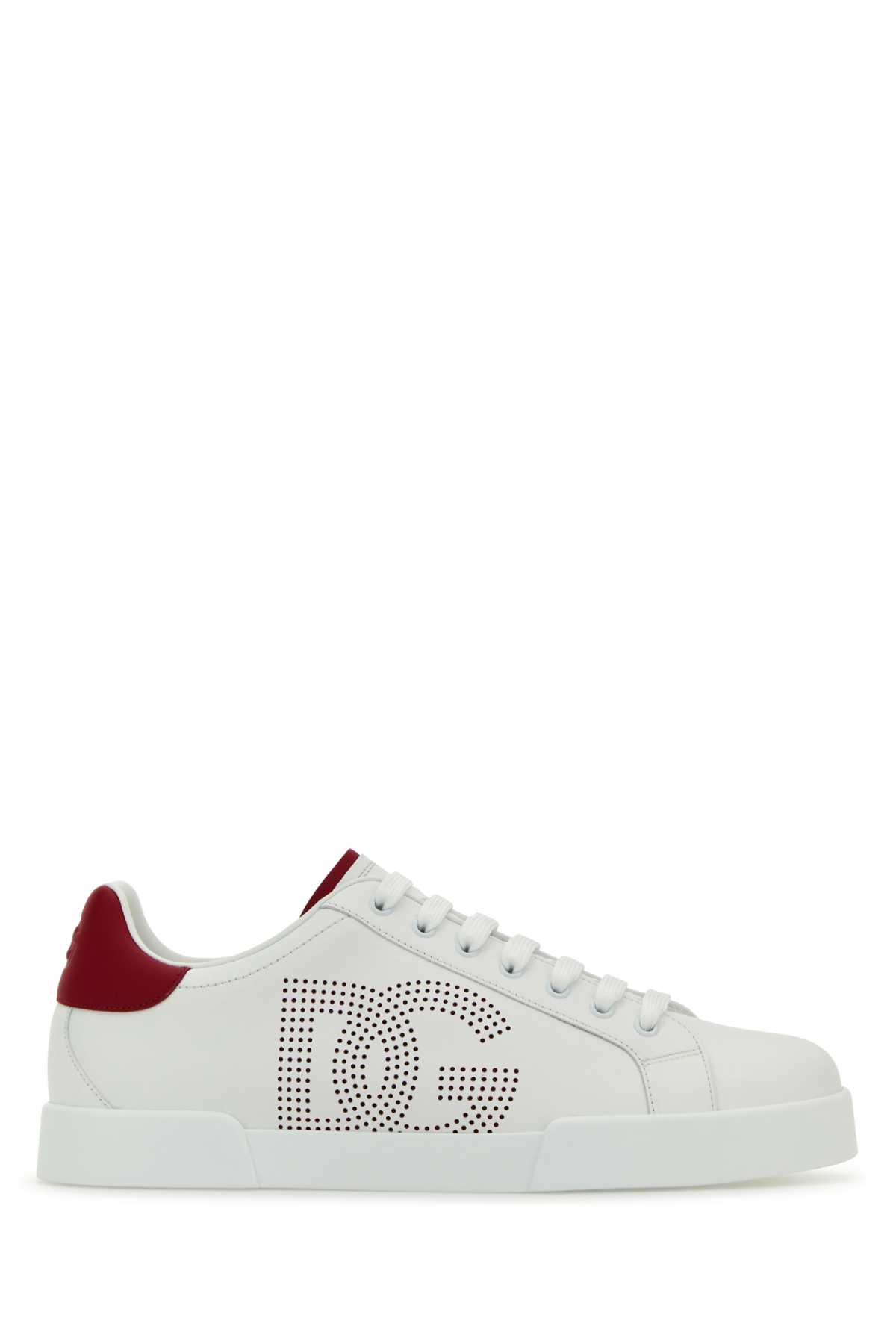 スニーカー Dolce & Gabbana White Nappa Leather Portofino Sneakers Dolce & Gabbana White Nappa Leather Portofino Sneakers