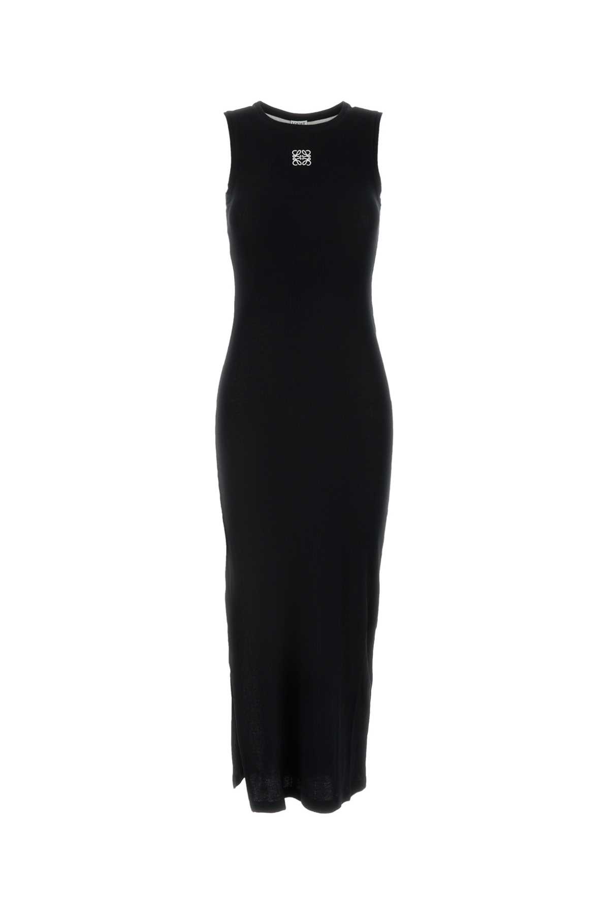 Black Stretch Cotton Dress