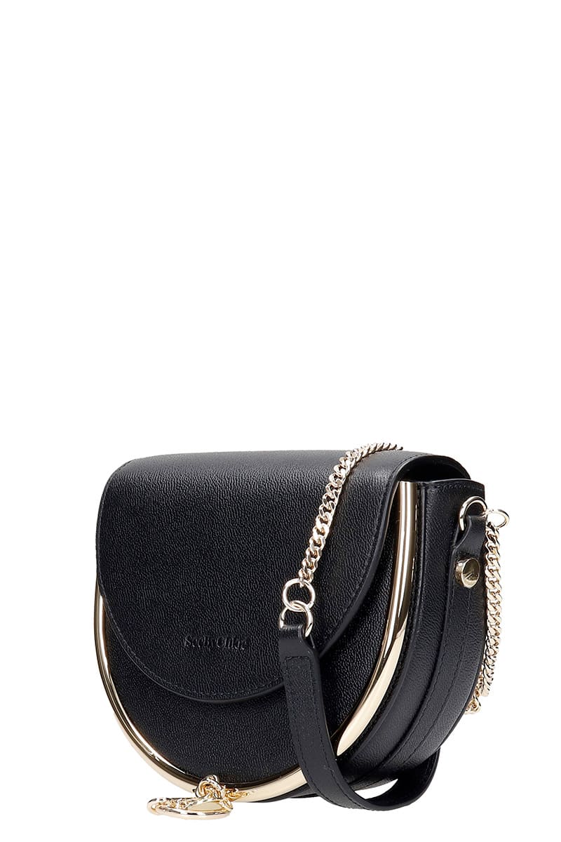 See By Chloé Mara Small Shoulder Bag In Black Leather In Nero | ModeSens