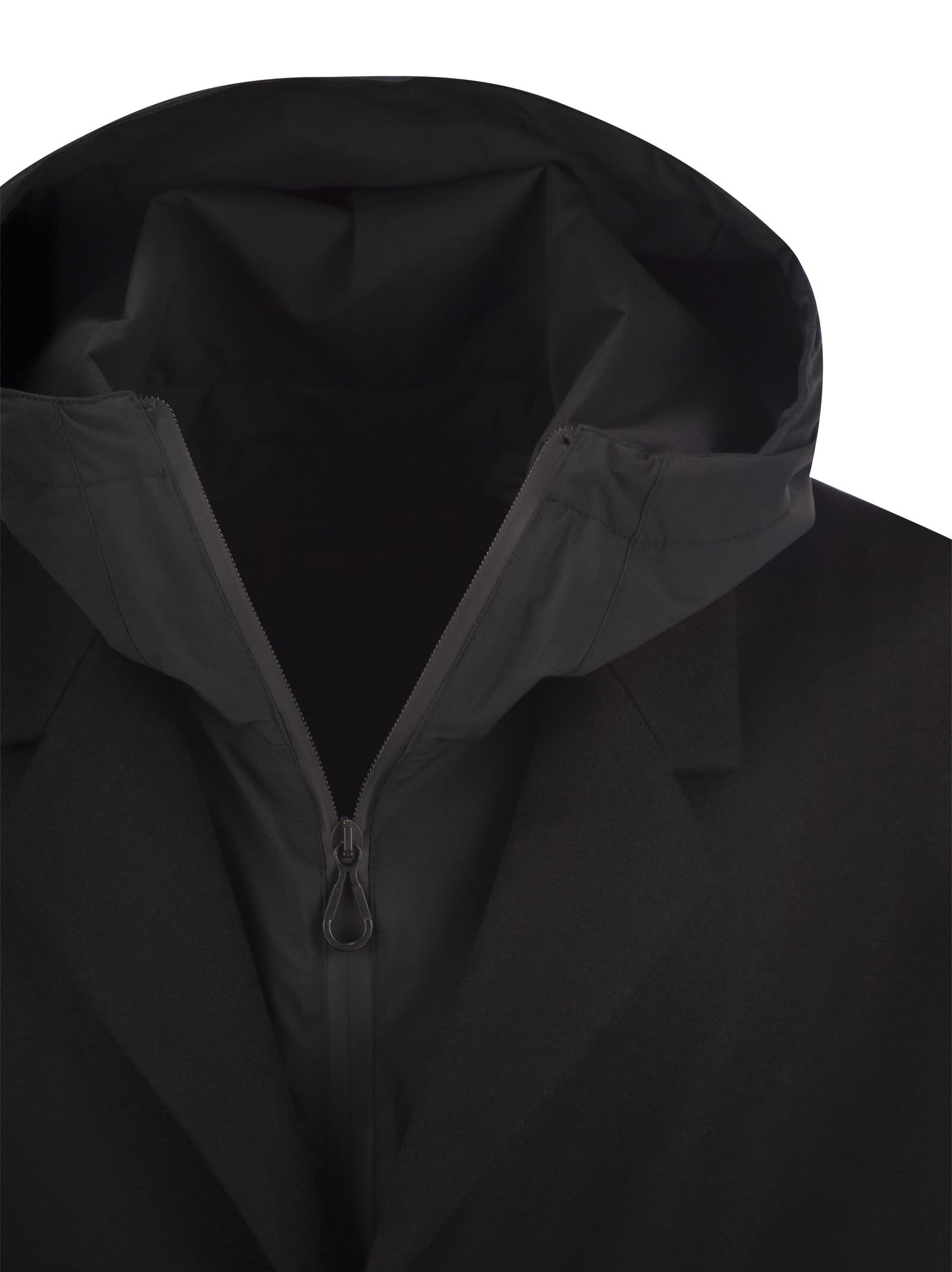 Shop Paltò Ascanio - Wool-blend Coat In Black