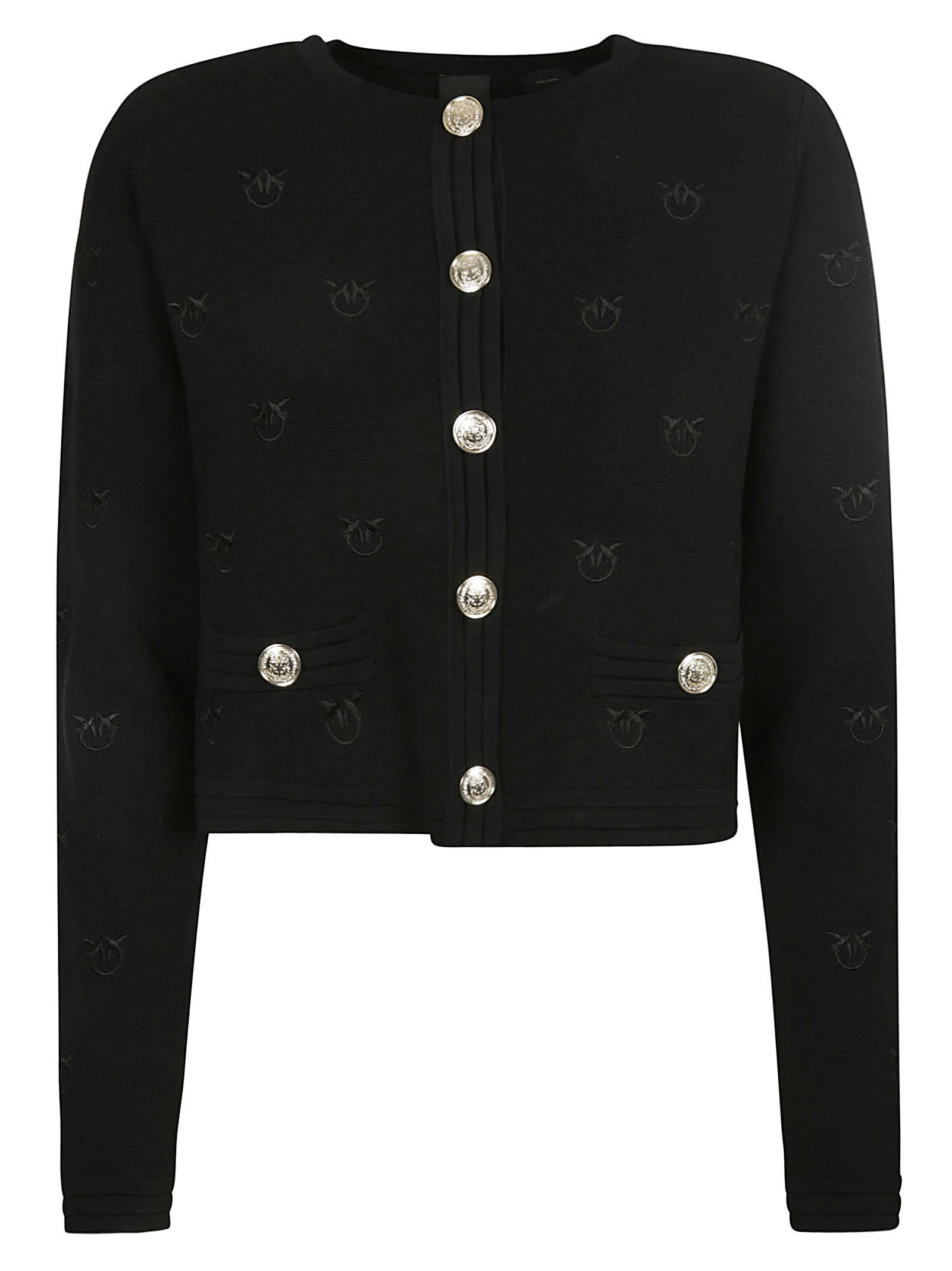 Pinko Cropped Buttoned Jacket