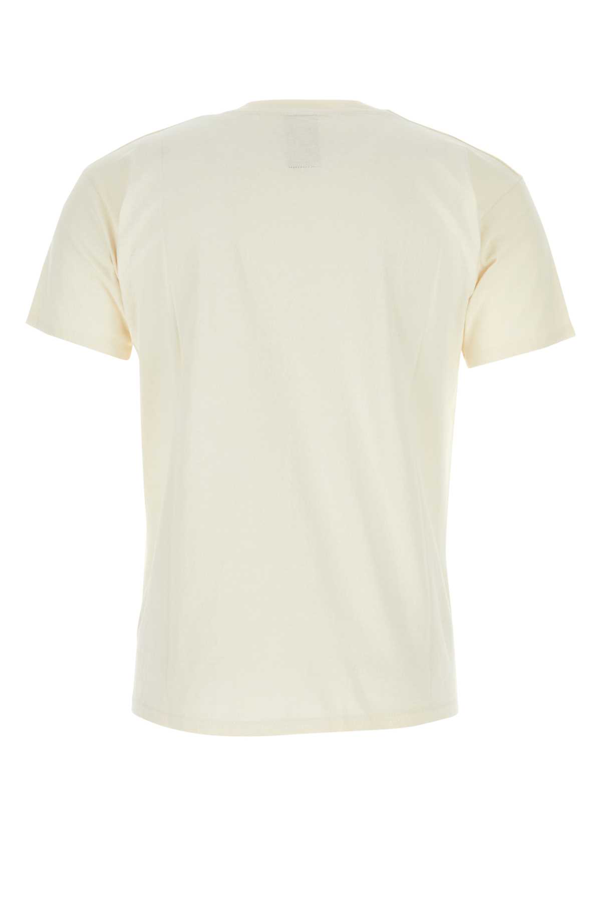 Wild Donkey Ivory Cotton T-shirt In The