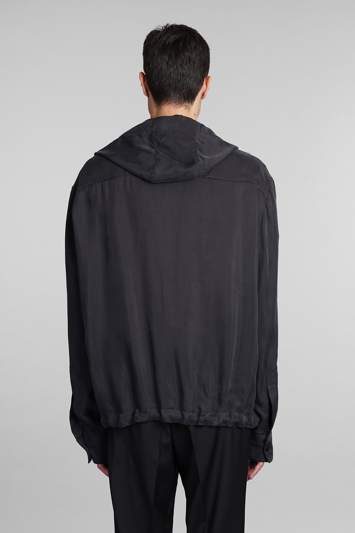 Shop Costumein Otaru Casual Jacket In Black Polyamide Polyester