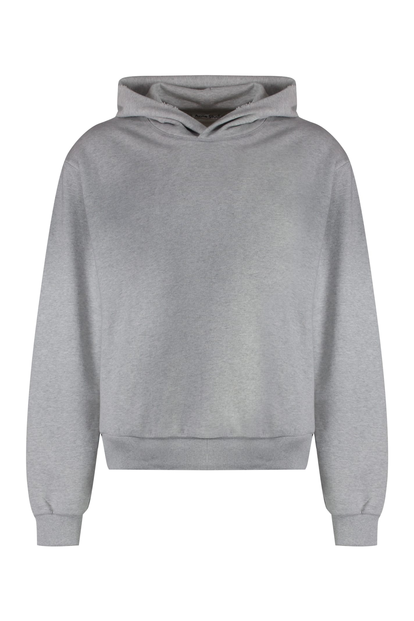 Acne Studios Hooded Sweatshirt In Gray