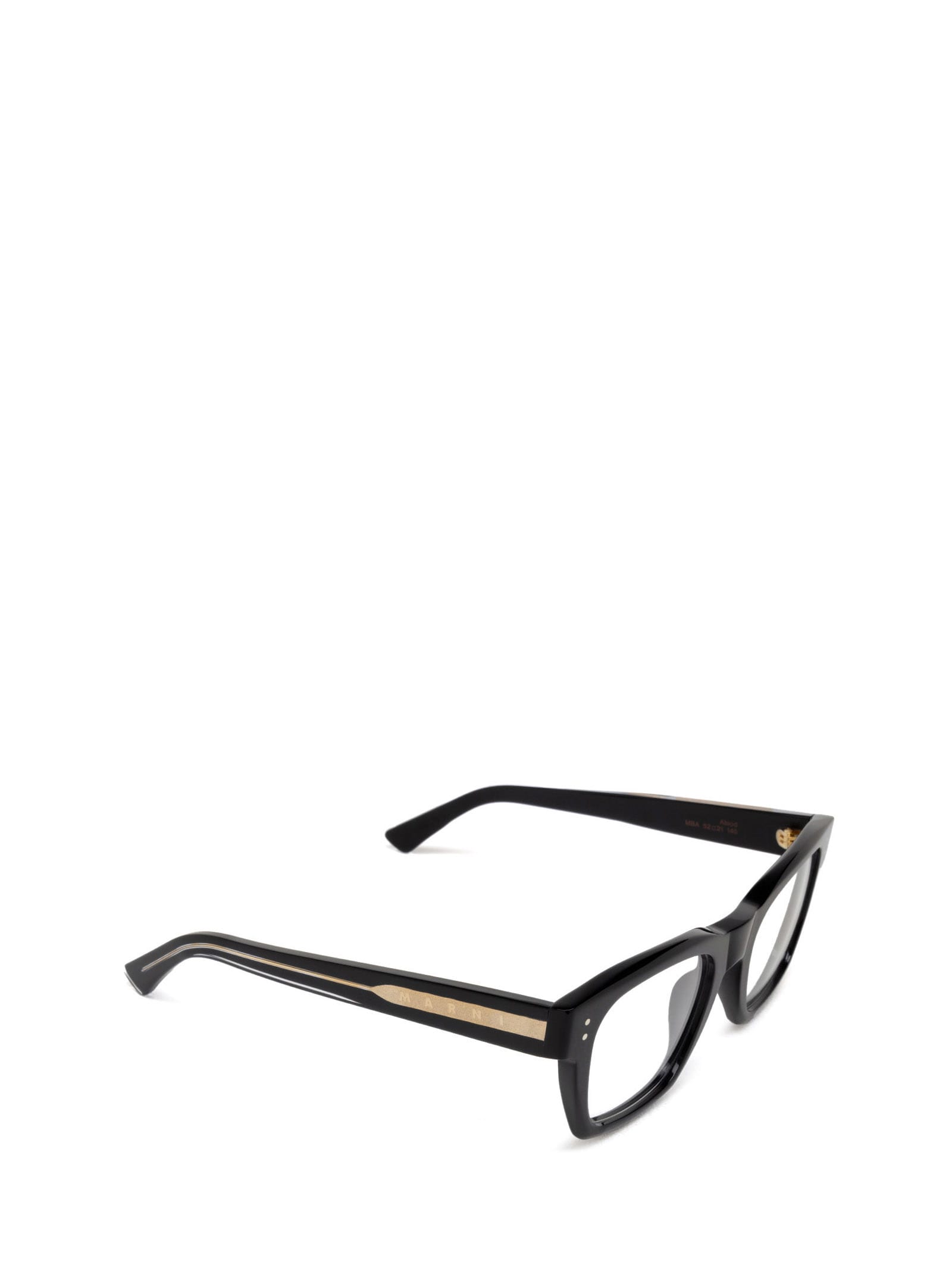Shop Marni Eyewear Abiod Nero Glasses