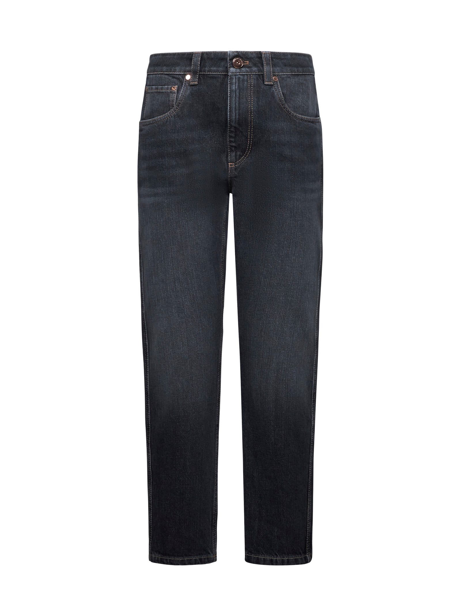 Shop Brunello Cucinelli Jeans In Black