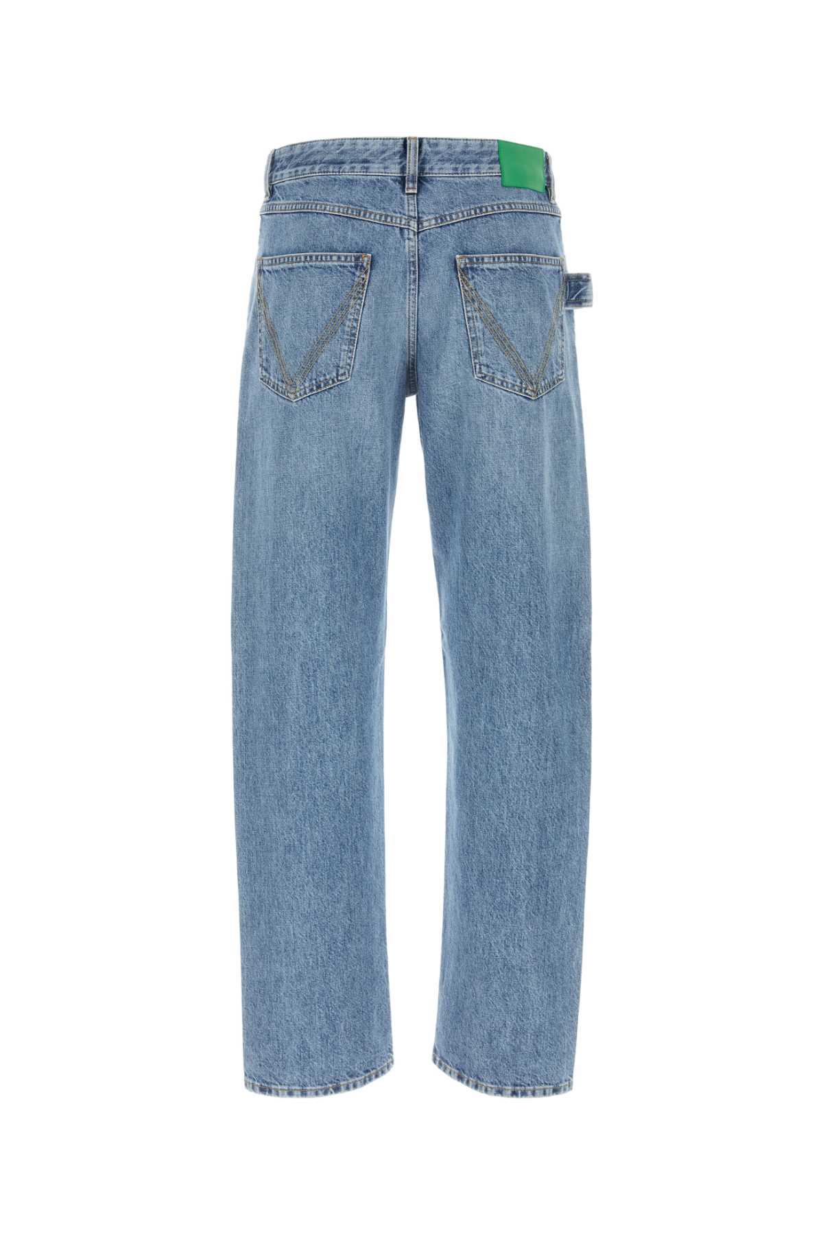 Shop Bottega Veneta Denim Jeans In Midblue