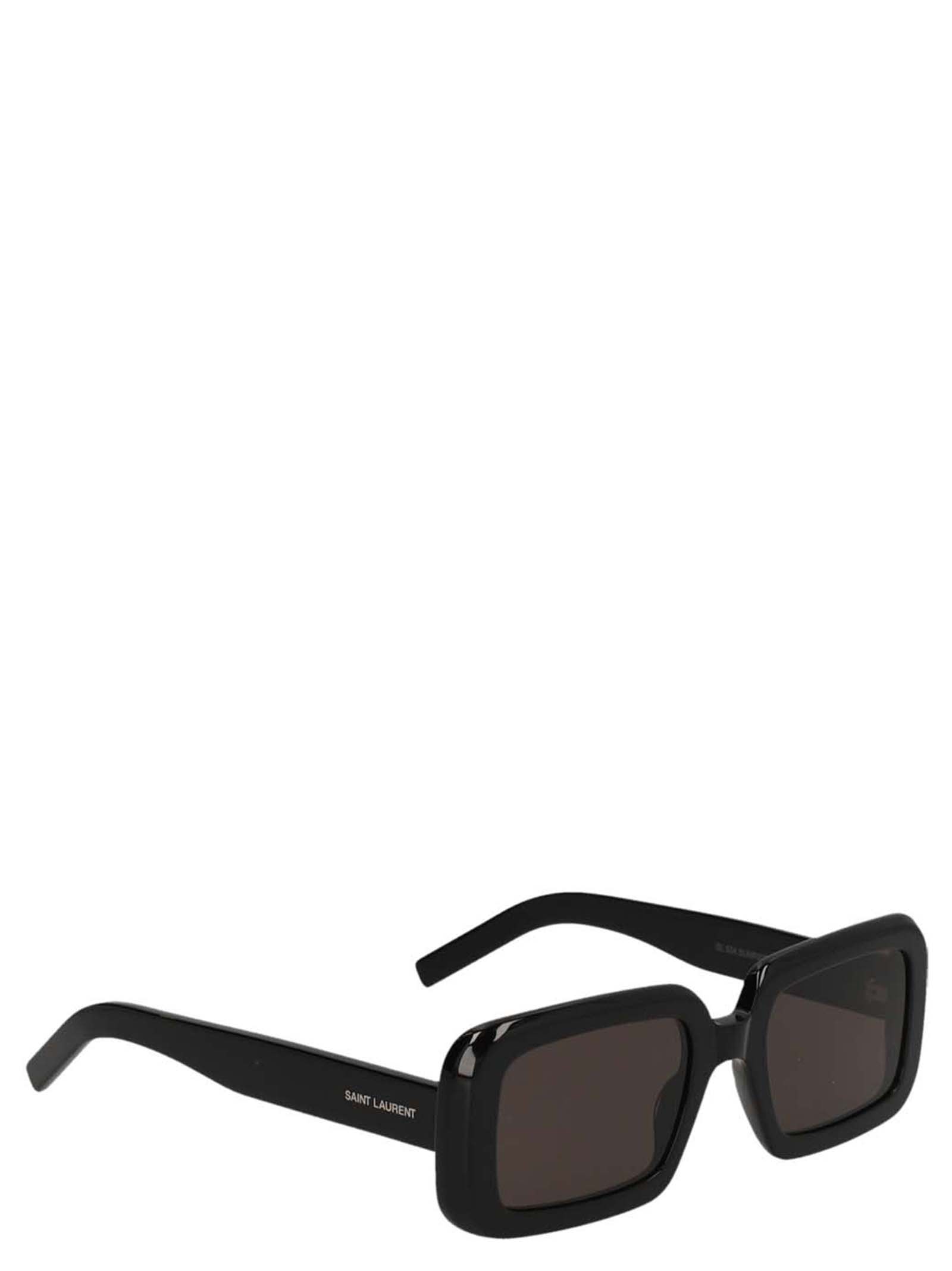 Shop Saint Laurent 534 Sunrise Sunglasses In Black