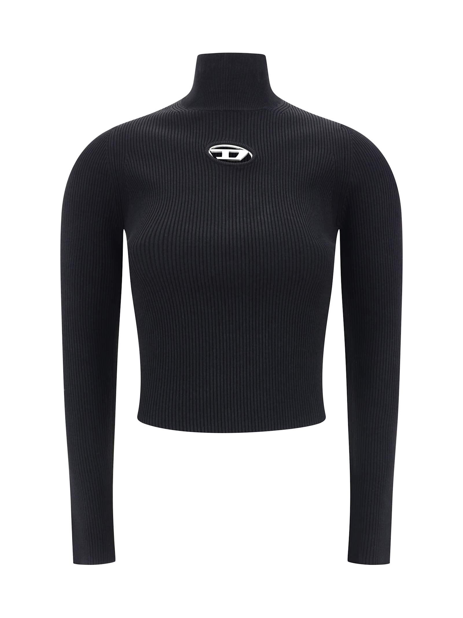 Shop Diesel M-valari-tn Long Sleeve Top In 004 - Deep/black