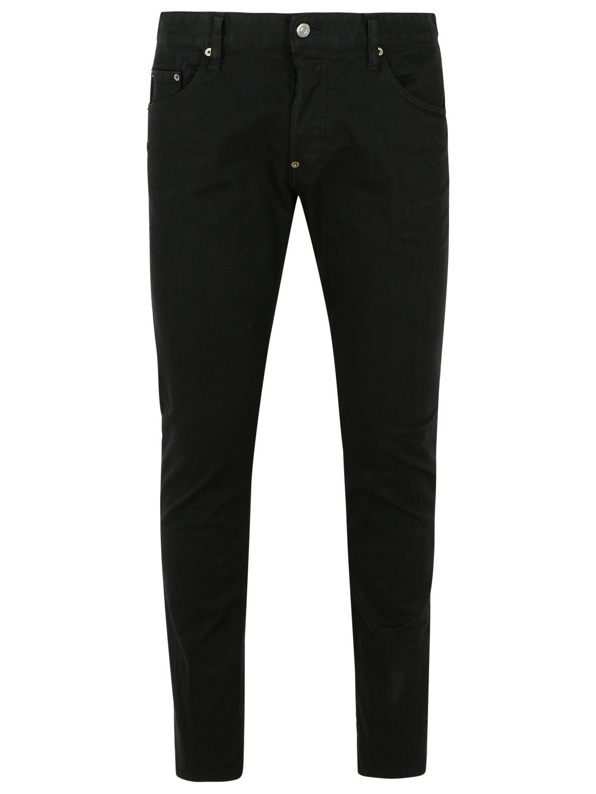 skater Black Cotton Jeans