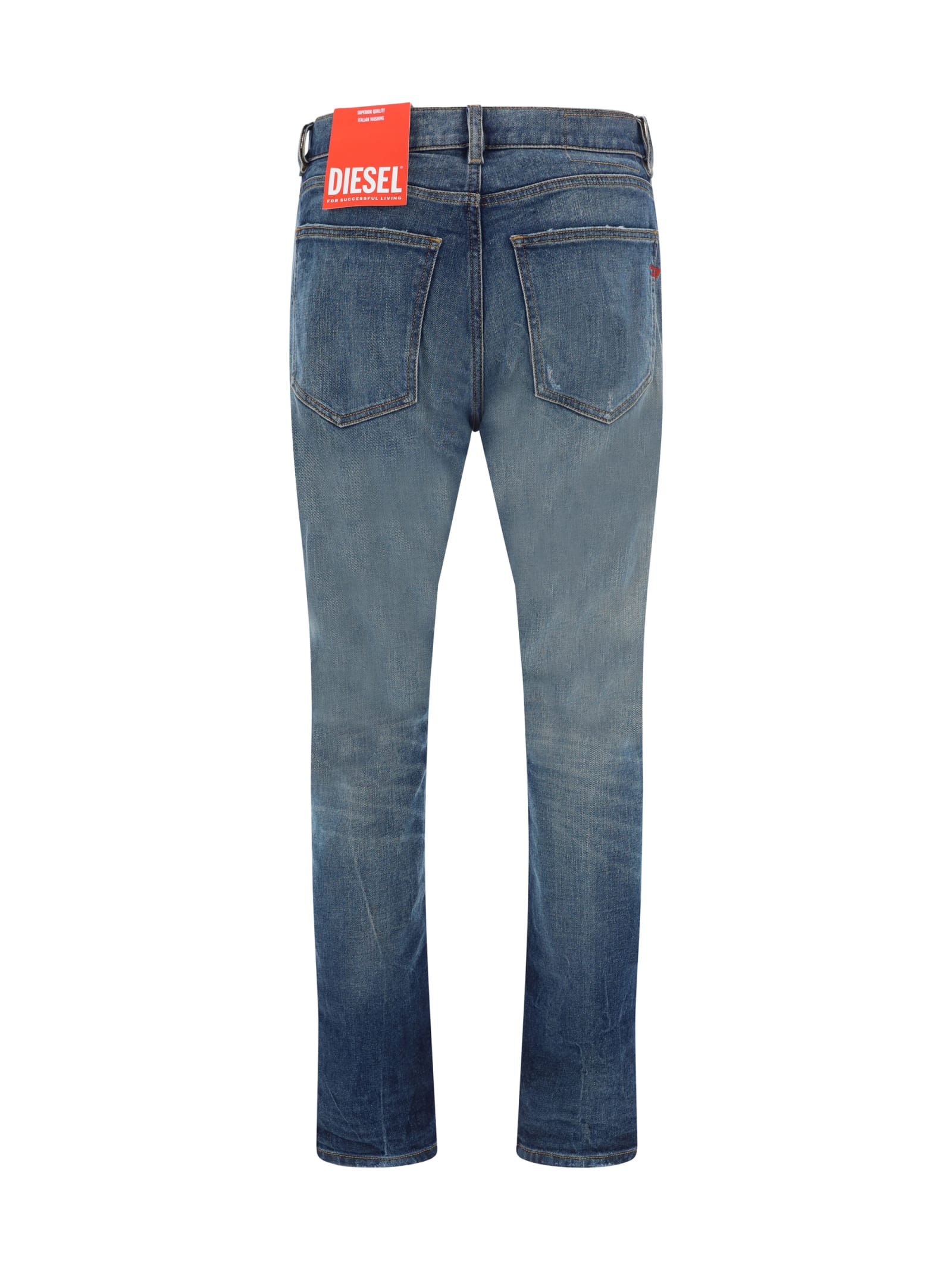 Shop Diesel D-strukt Jeans In 01