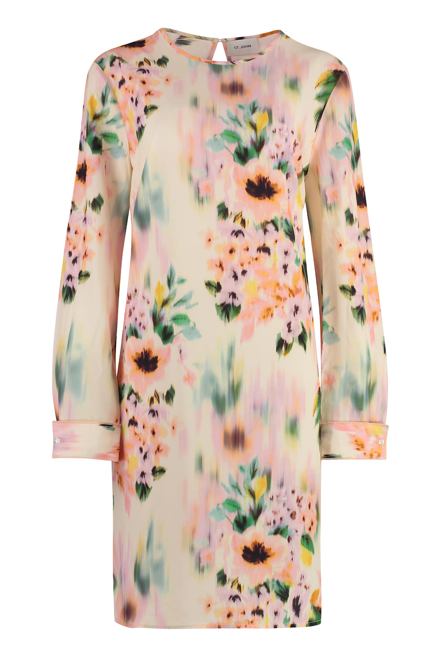 Alfieri & St. John Printed Silk Dress