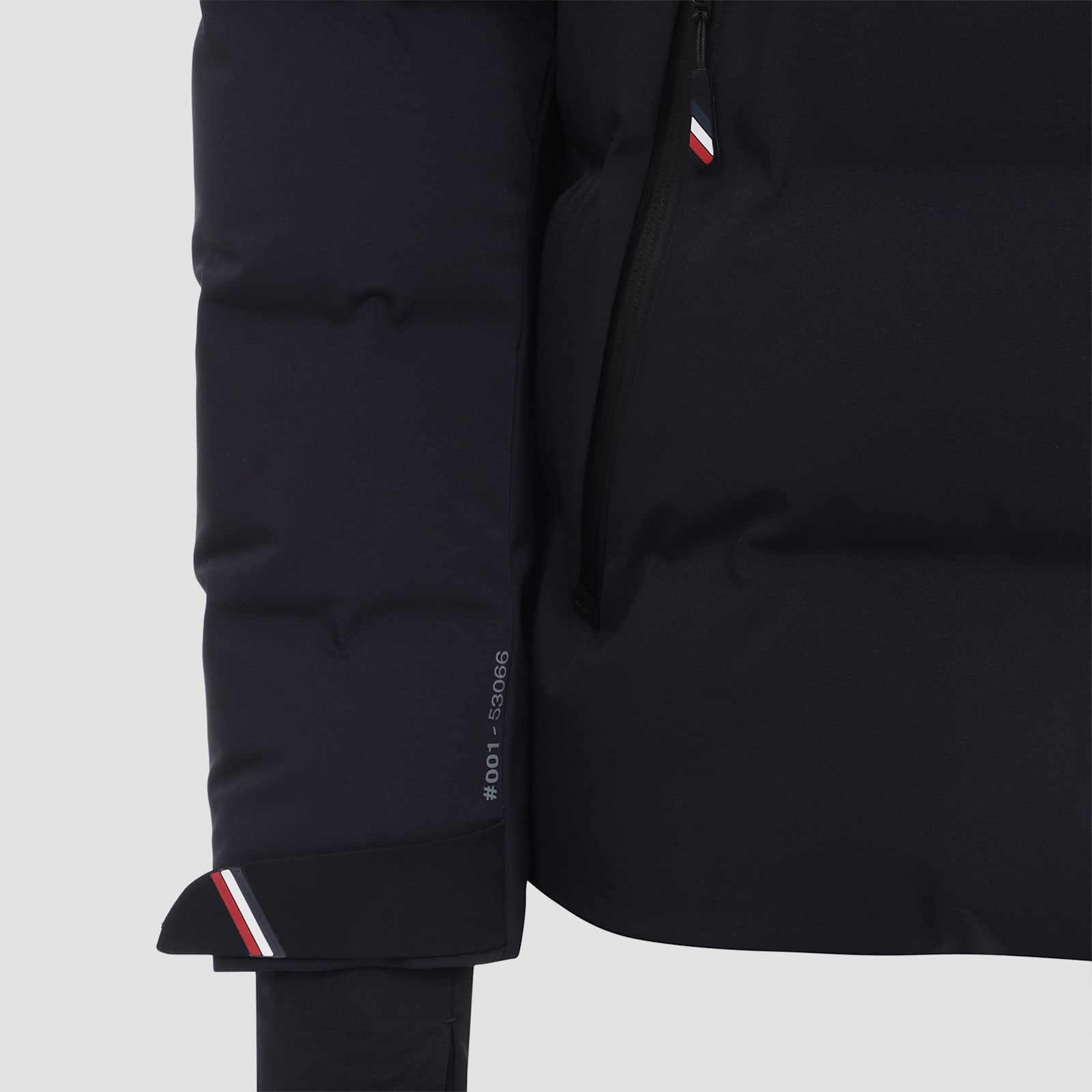 Moncler Grenoble Ski Jacket Montgetech With Hood In Blue