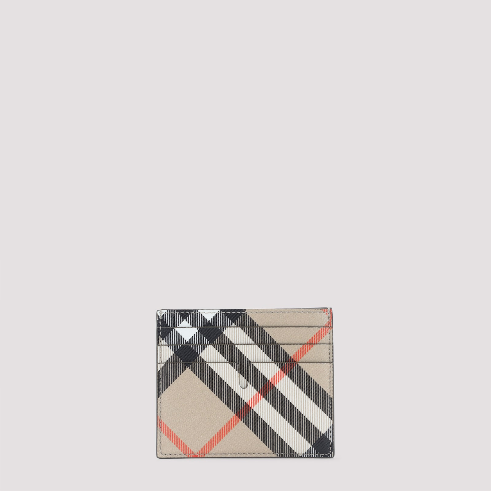Burberry Tall Sandon Credit Card Case In Sand